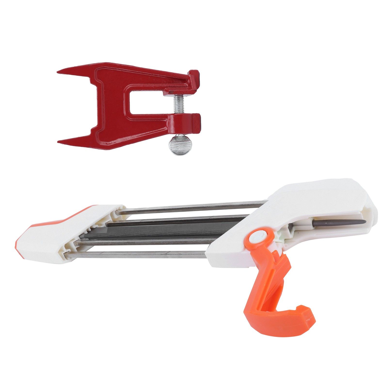 4.0mm Manual Chainsaw File Chain Sharpener with Chainsaw Filing Vise Set view 7
