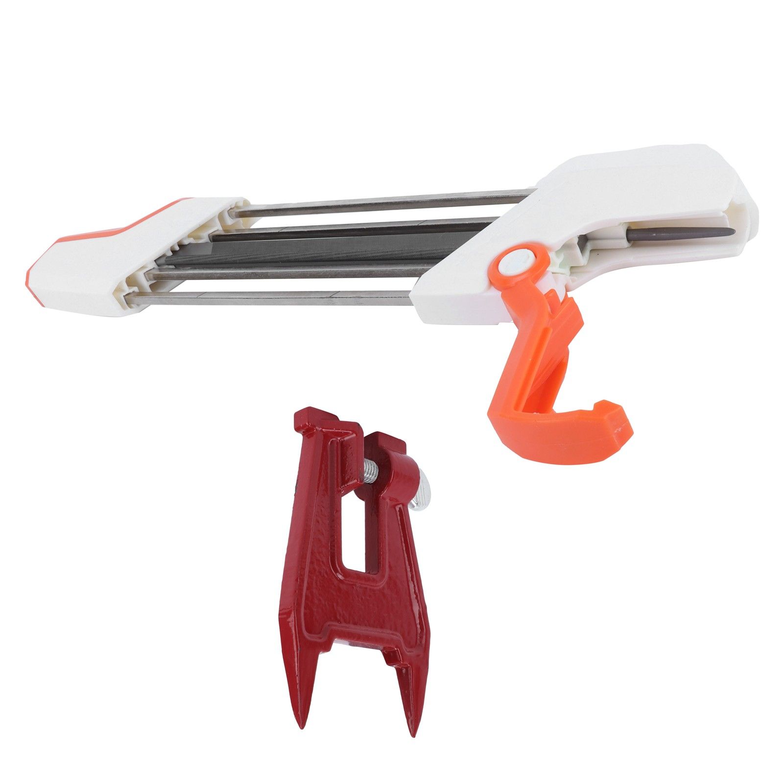 4.0mm Manual Chainsaw File Chain Sharpener with Chainsaw Filing Vise Set view 8
