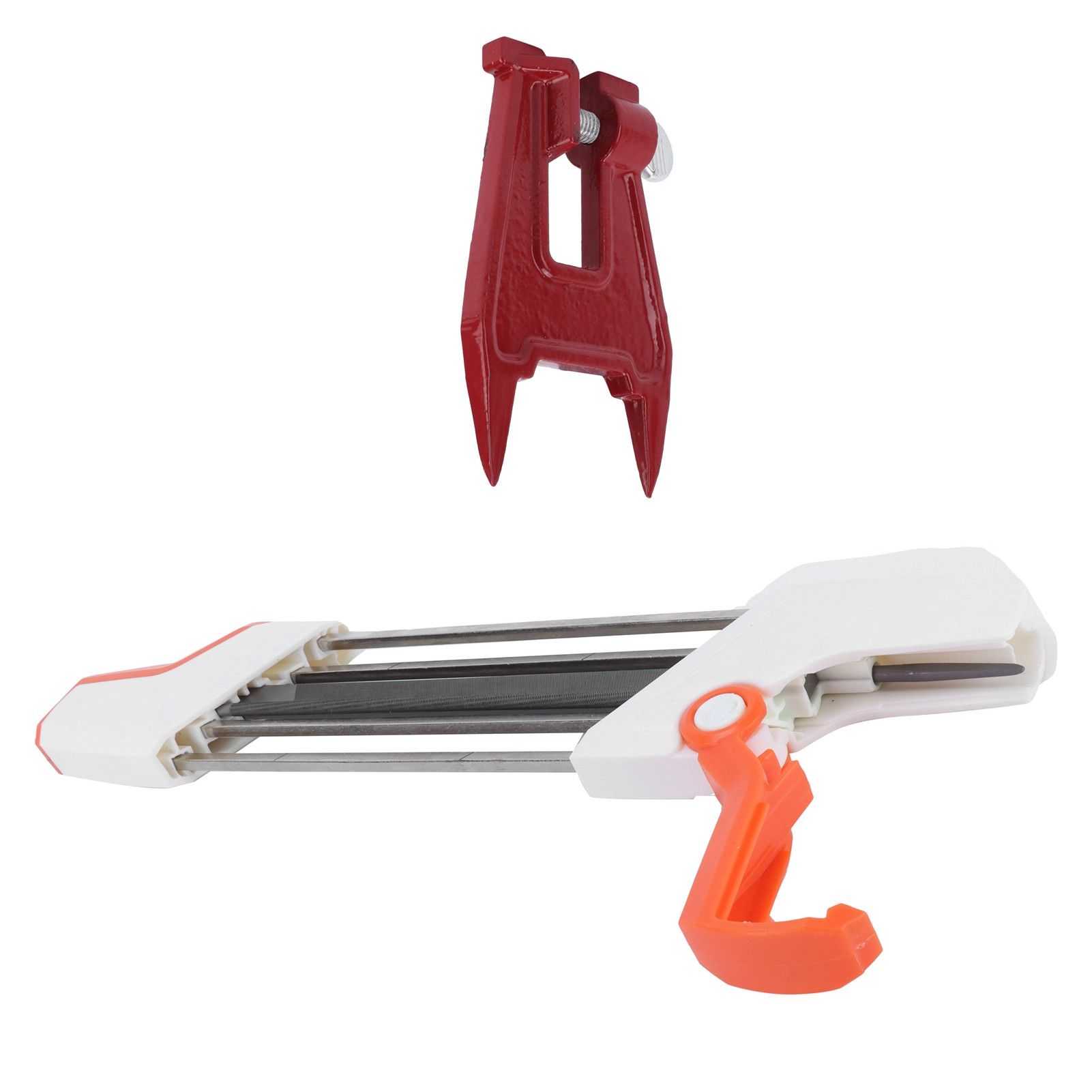 4.0mm Manual Chainsaw File Chain Sharpener with Chainsaw Filing Vise Set view 9