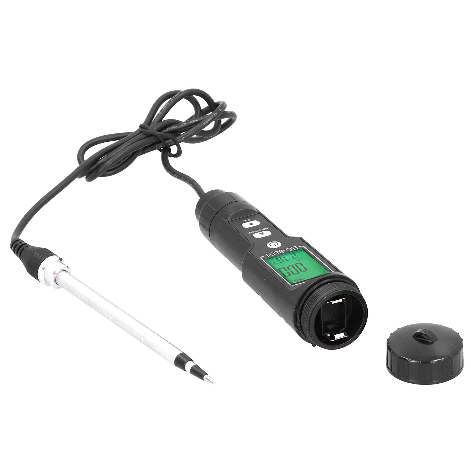 Soil EC Temperature Tester with Backlight Portable Conductivity Meter view 9
