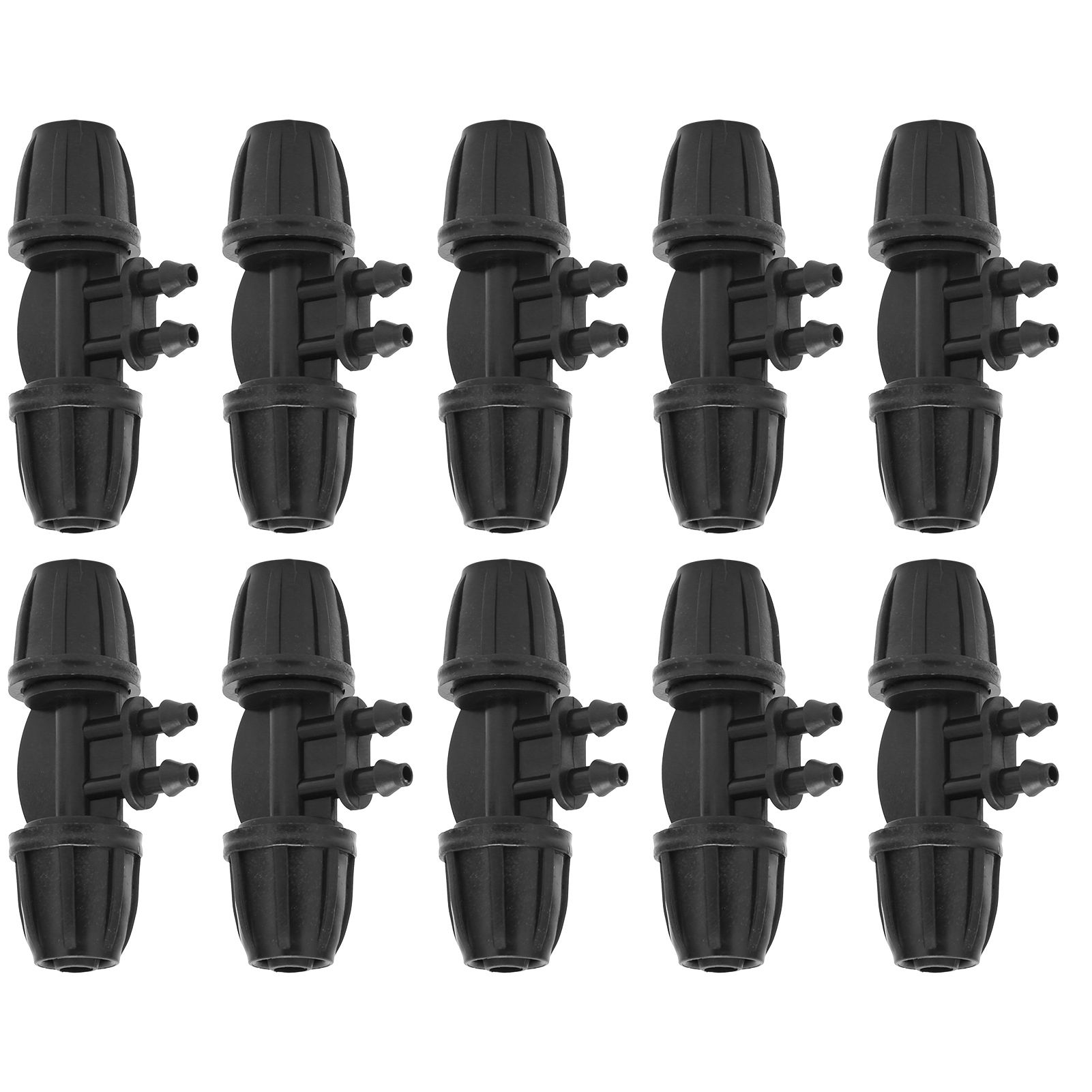 10PCS 8/11 to 4/7 Hose Connector 4‑Way Barbed Reducing Connector with Lock view 5