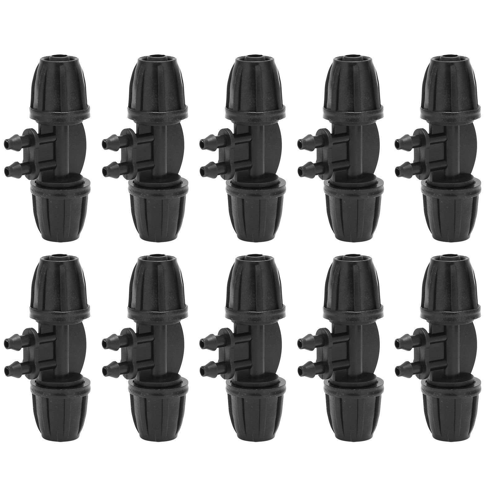 10PCS 8/11 to 4/7 Hose Connector 4‑Way Barbed Reducing Connector with Lock view 6