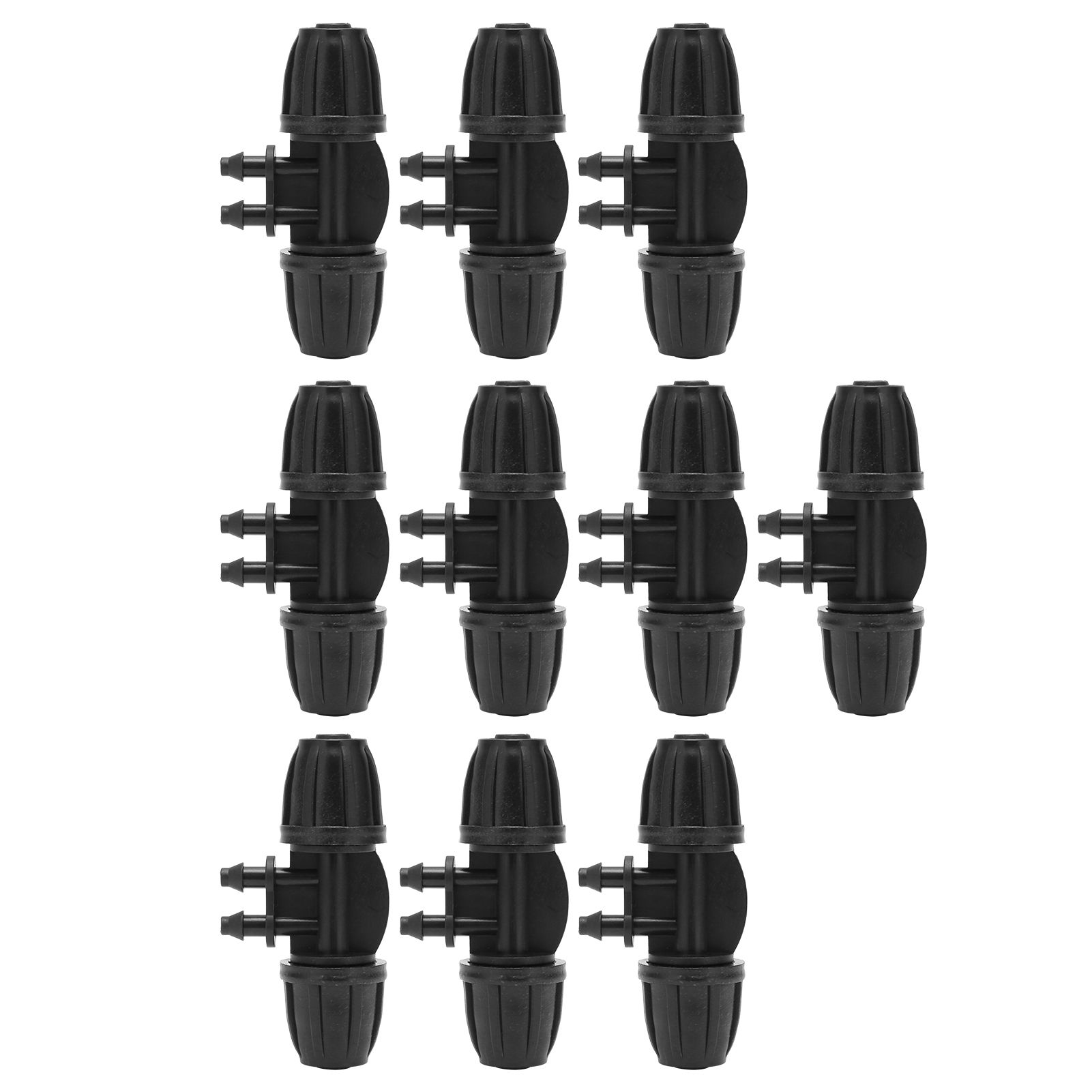 10PCS 8/11 to 4/7 Hose Connector 4‑Way Barbed Reducing Connector with Lock view 8
