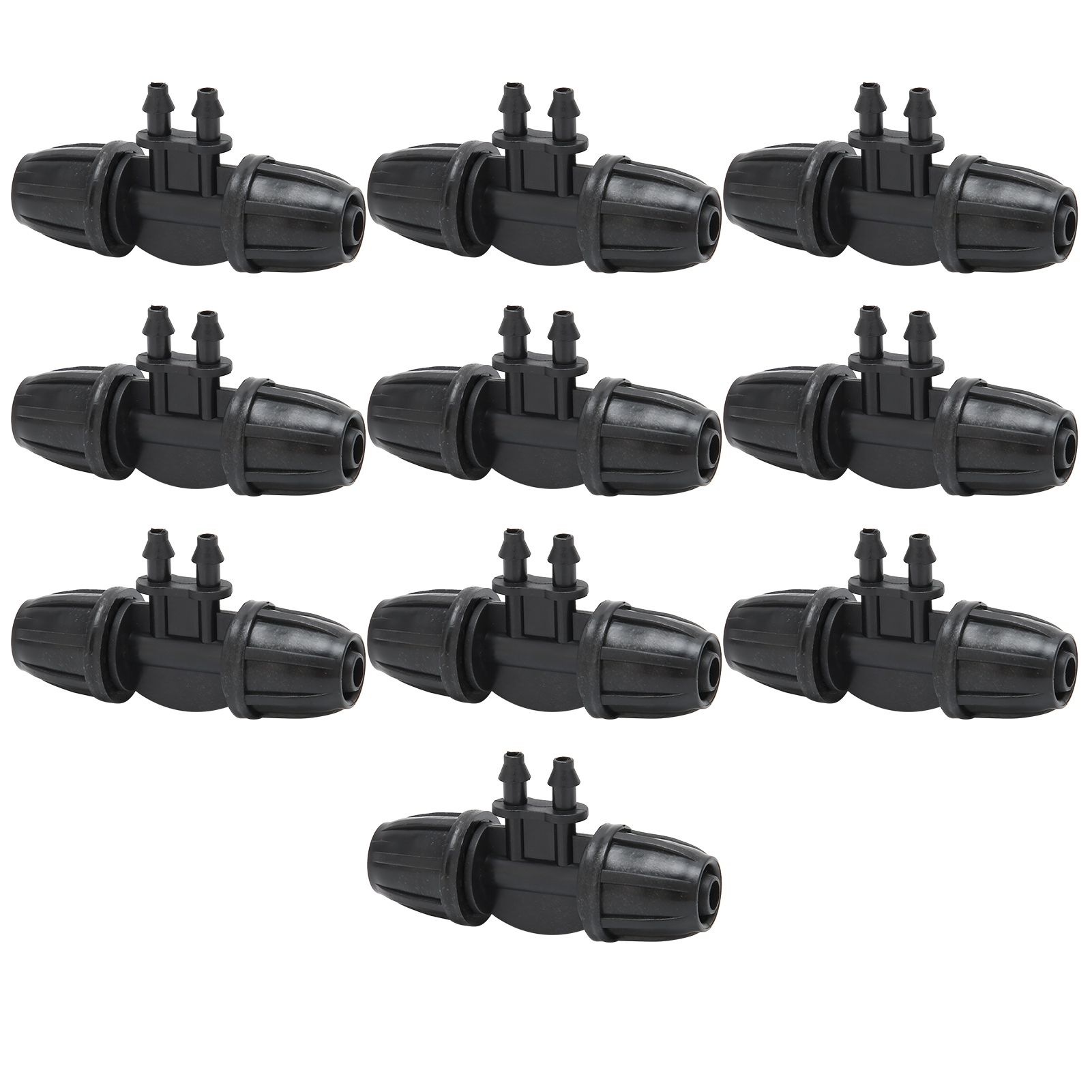 10PCS 8/11 to 4/7 Hose Connector 4‑Way Barbed Reducing Connector with Lock view 9