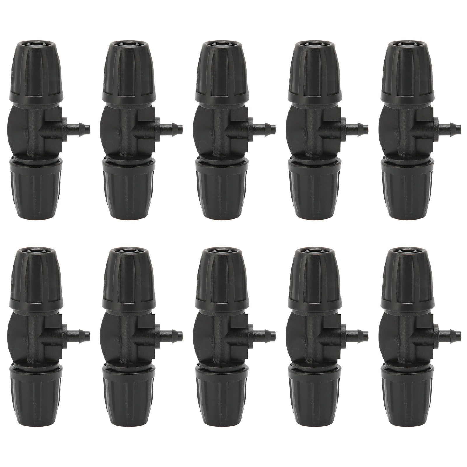 10Pcs 8/11 to 4/7 Reducing Tee with Buckle Garden Irrigation Atomizing Tubing view 5