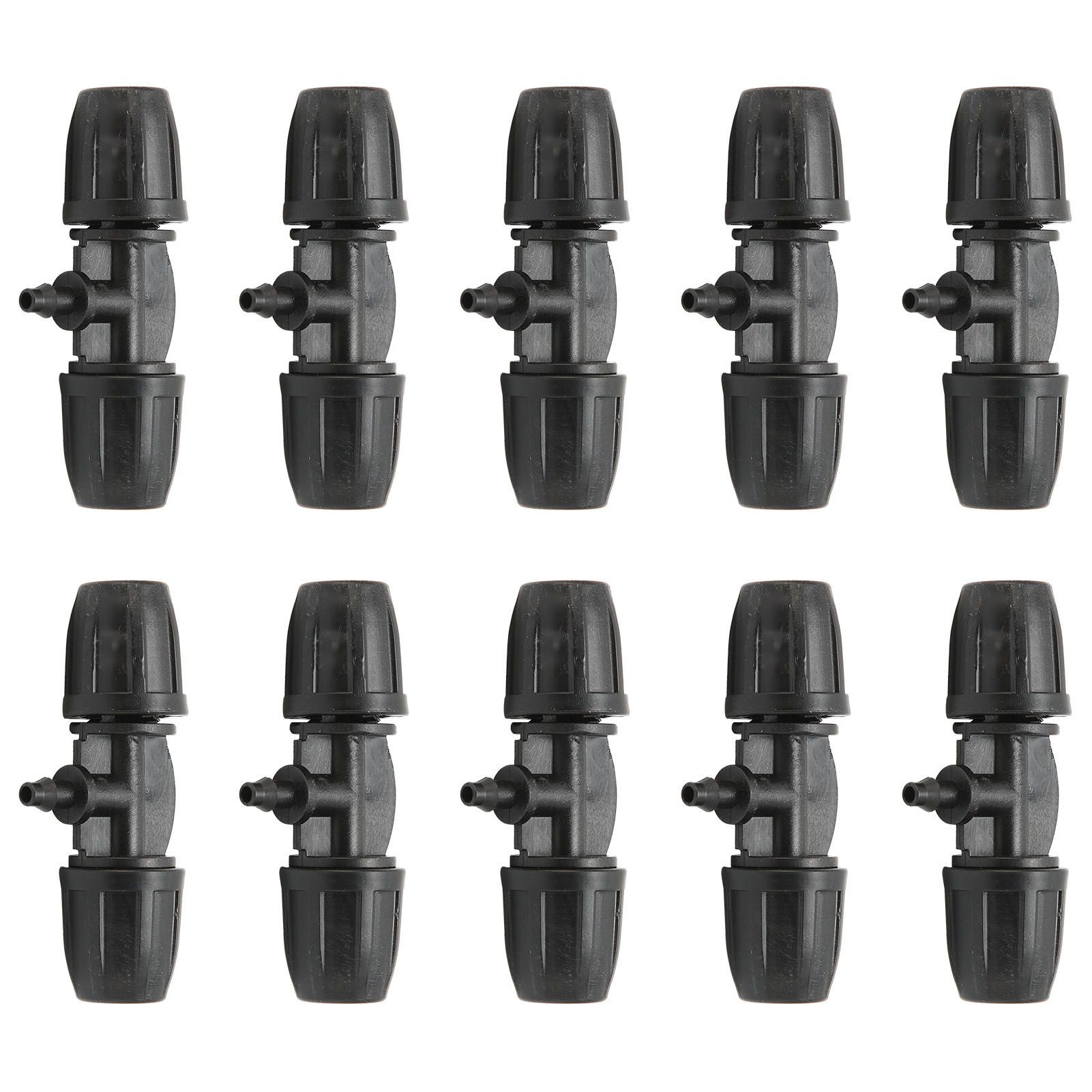 10Pcs 8/11 to 4/7 Reducing Tee with Buckle Garden Irrigation Atomizing Tubing view 7