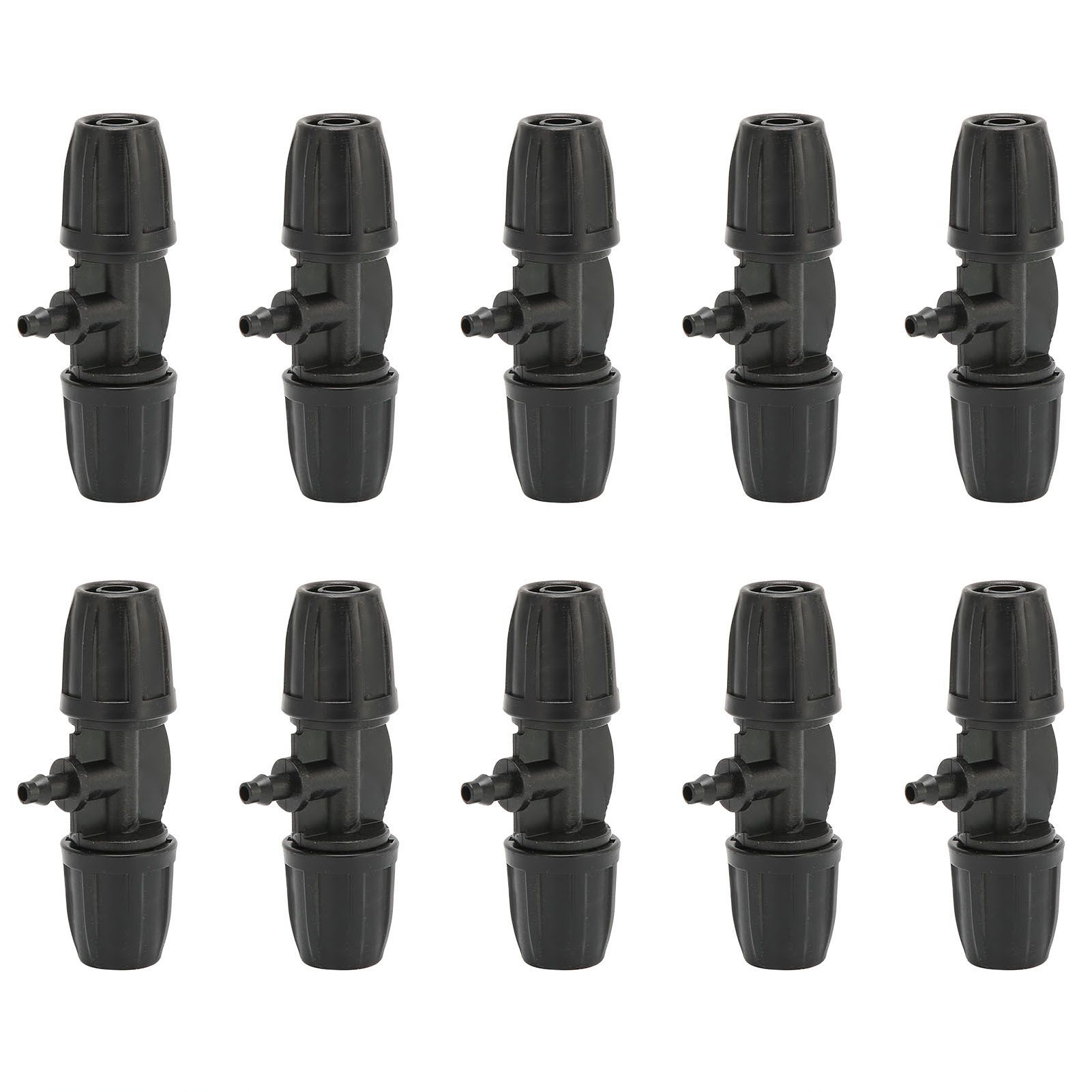 10Pcs 8/11 to 4/7 Reducing Tee with Buckle Garden Irrigation Atomizing Tubing view 10