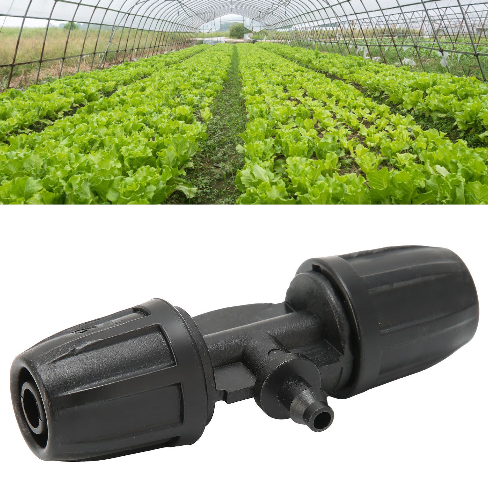 10Pcs 8/11 to 4/7 Reducing Tee with Buckle Garden Irrigation Atomizing Tubing view 12