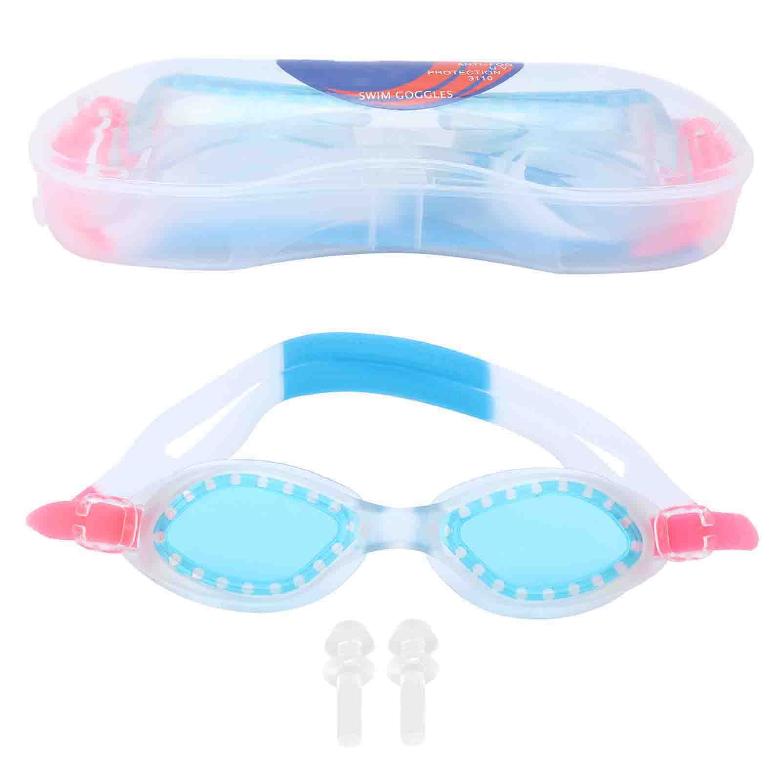 Swim Glasses Waterproof AntiFog Leakproof Swimming Goggles with Storage Box view 2