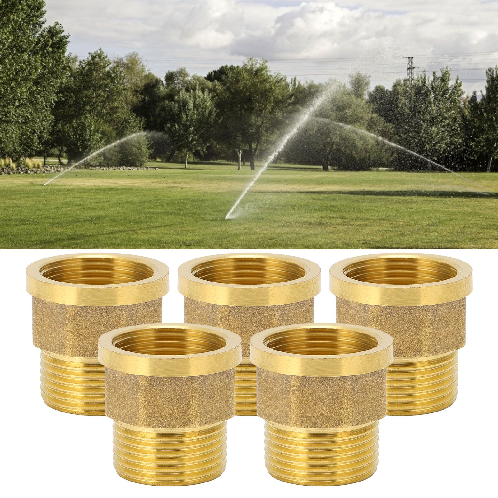 5PCS G3/4 Female and Male Thread Hose Coupler Garden Hose Connector for view 12