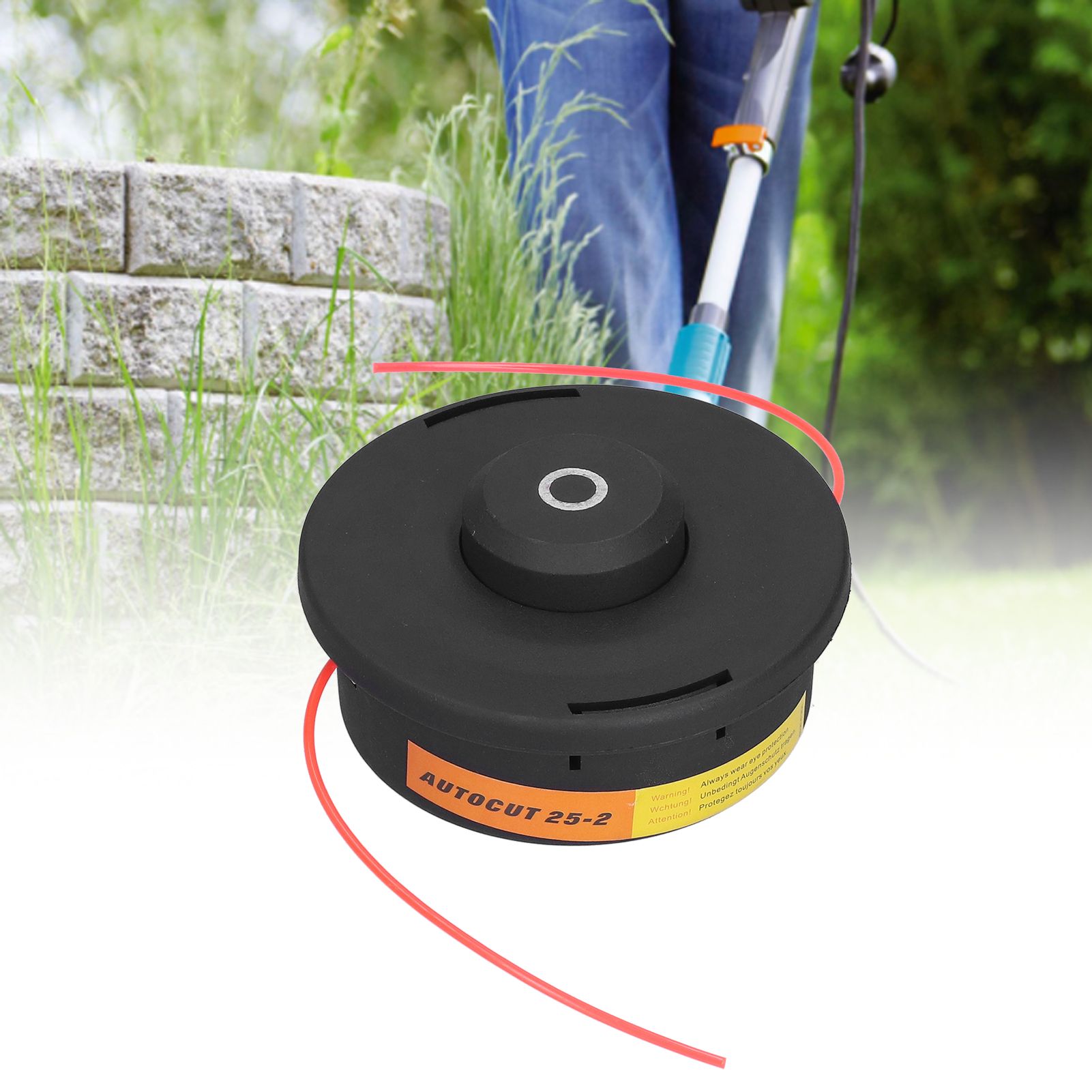 Trimmer Head with Nylon Trimmer Line Lawn Mower Accessories Garden Tools for view 12