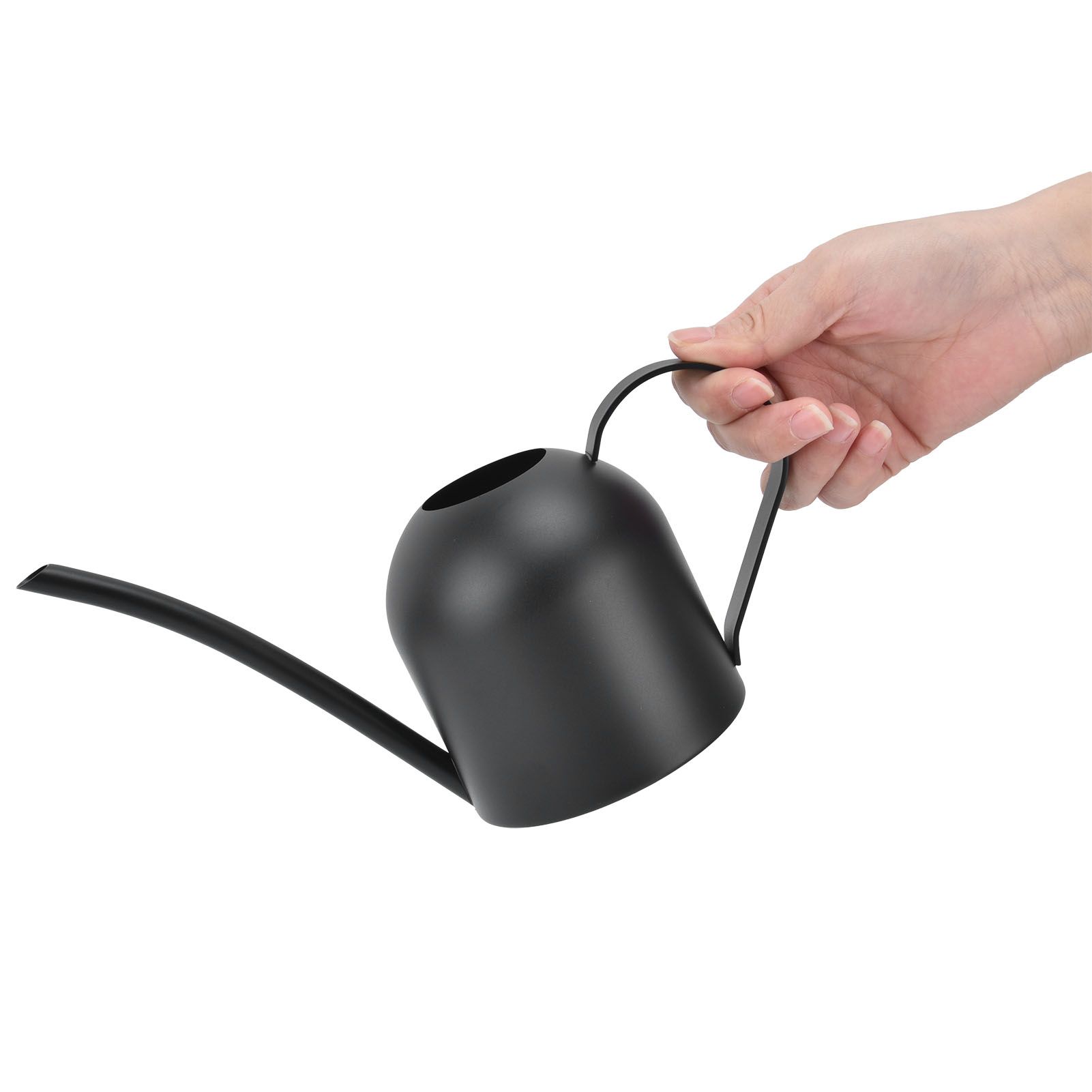 500ml Watering Pot Black Stainless Steel Gardening Potted LongMouth Sprinkling view 10