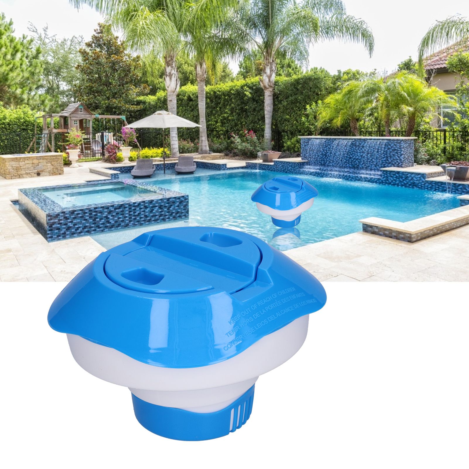 8in Telescopic Floating Chlorine Tablet Dispenser Dosing Device for Swimming view 11