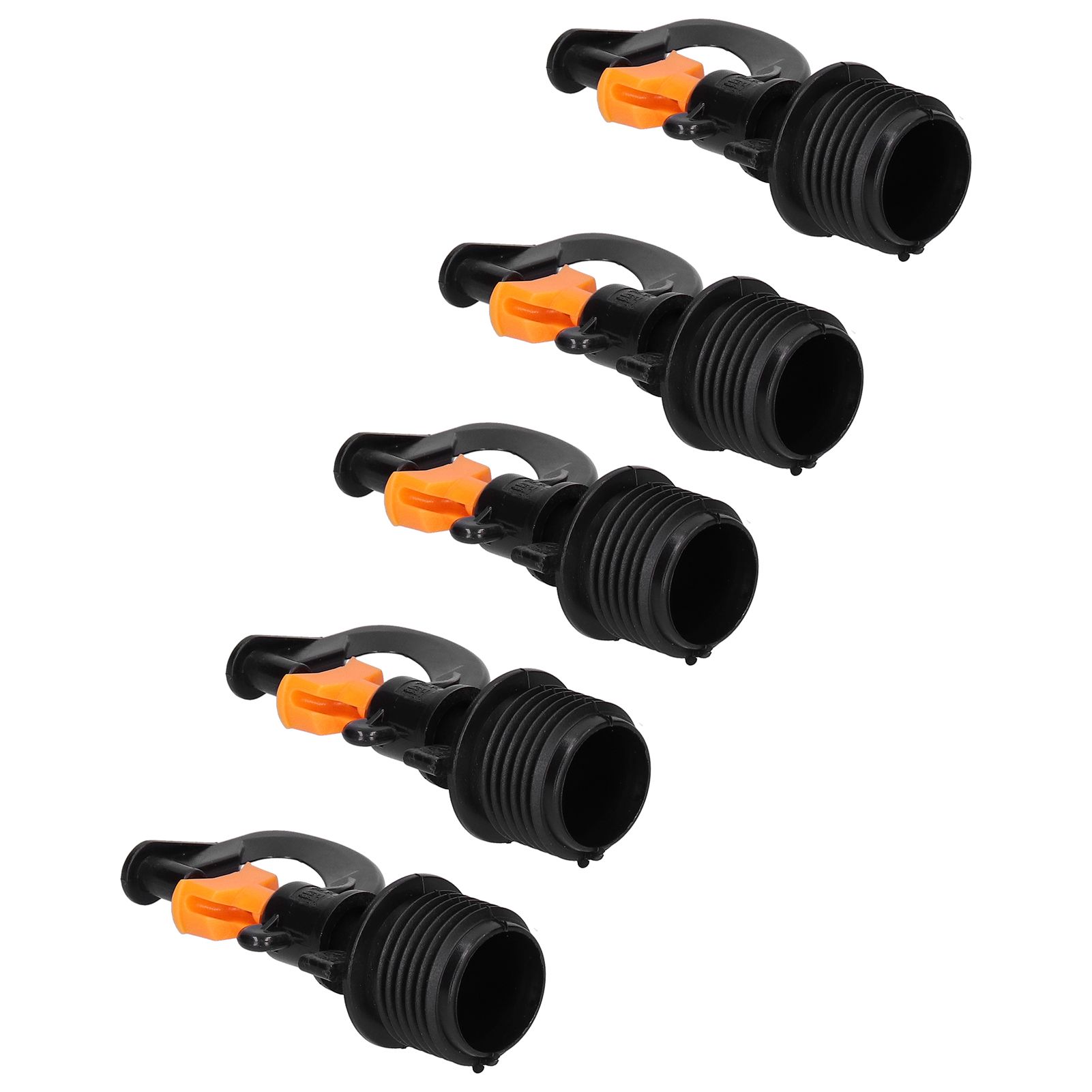 5PCS G1/2 Male Thread Rotating Sprinkler Head Misting Nozzle for Garden