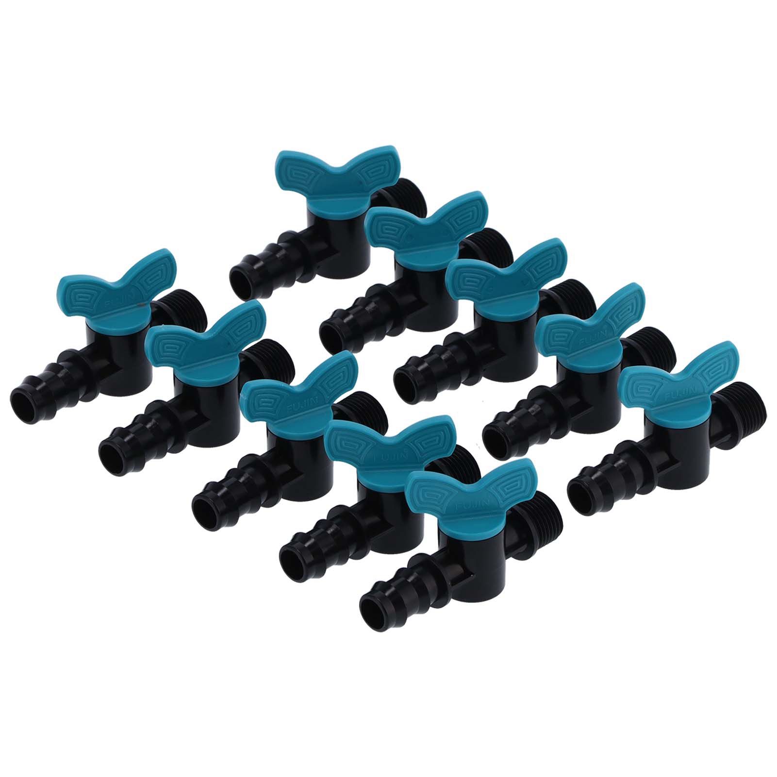 50PCS 25x1/2in Male Thread Irrigation Shut Off Switch Valve Barbed Ball Valve view 8