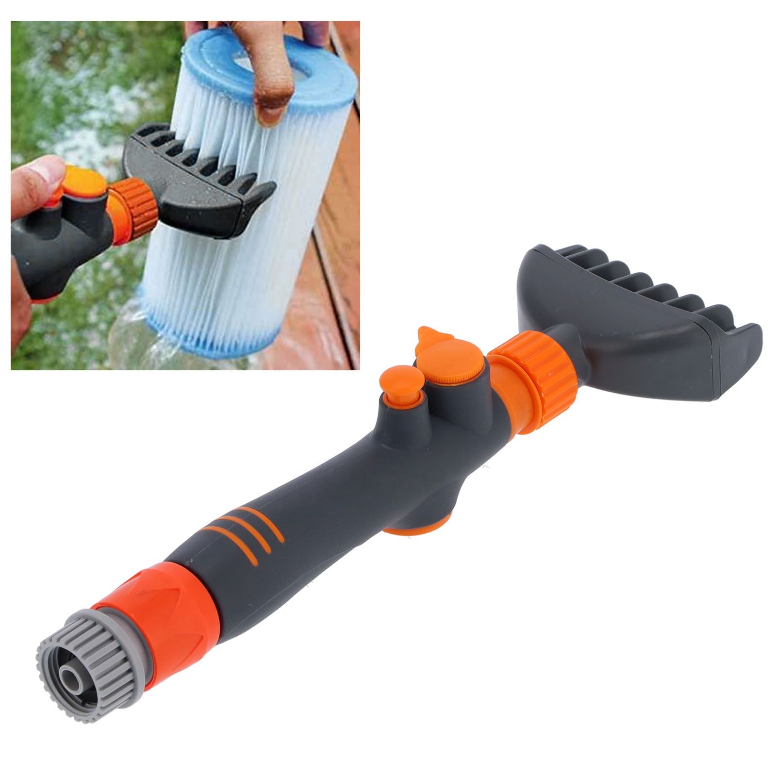 Handheld Filter Cartridge Cleaner Portable Swimming Pool Filter Cleaning Brush view 11