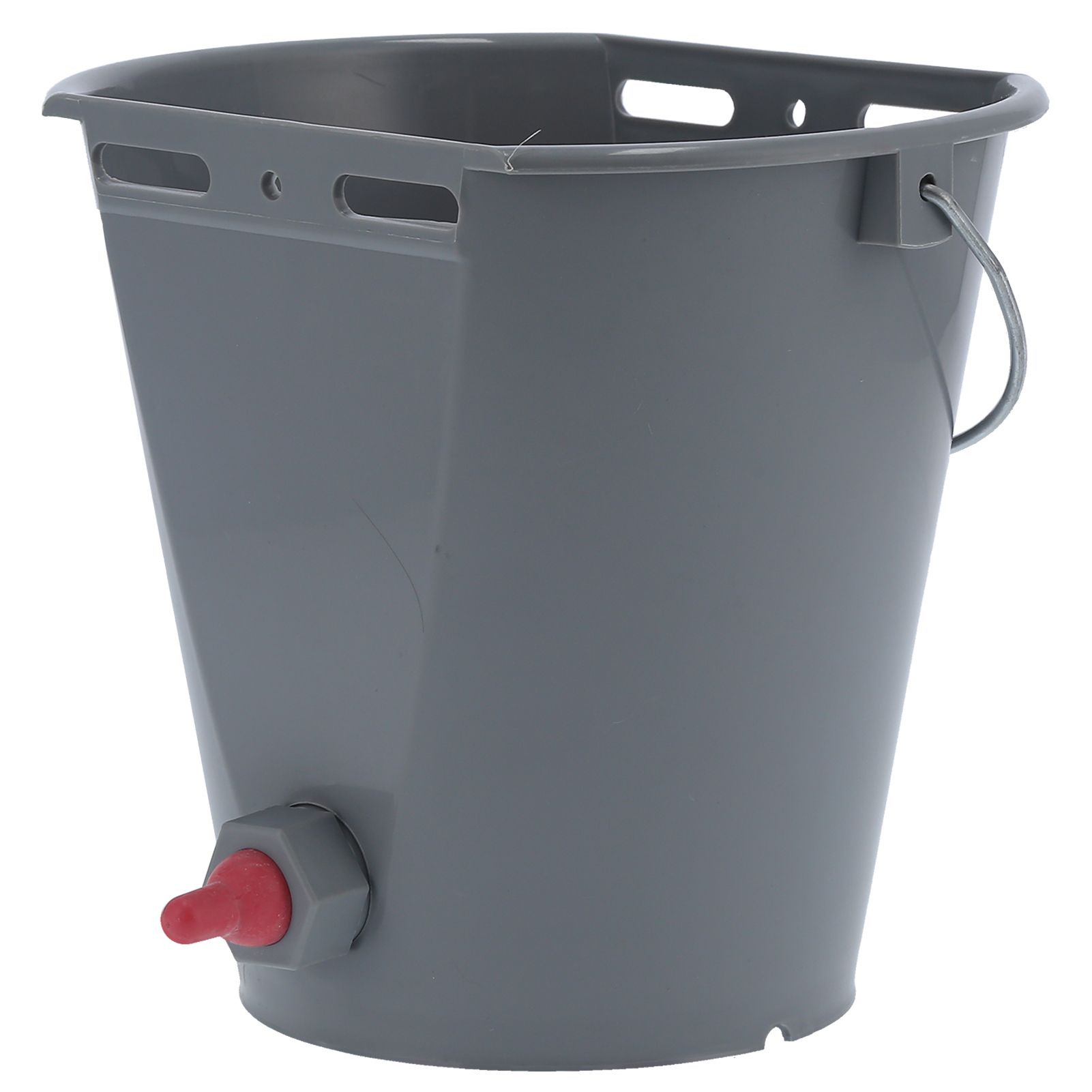 Feeder Bucket with Single Nipple Food Grade Plastic Milk Feeding Equipment for view 2