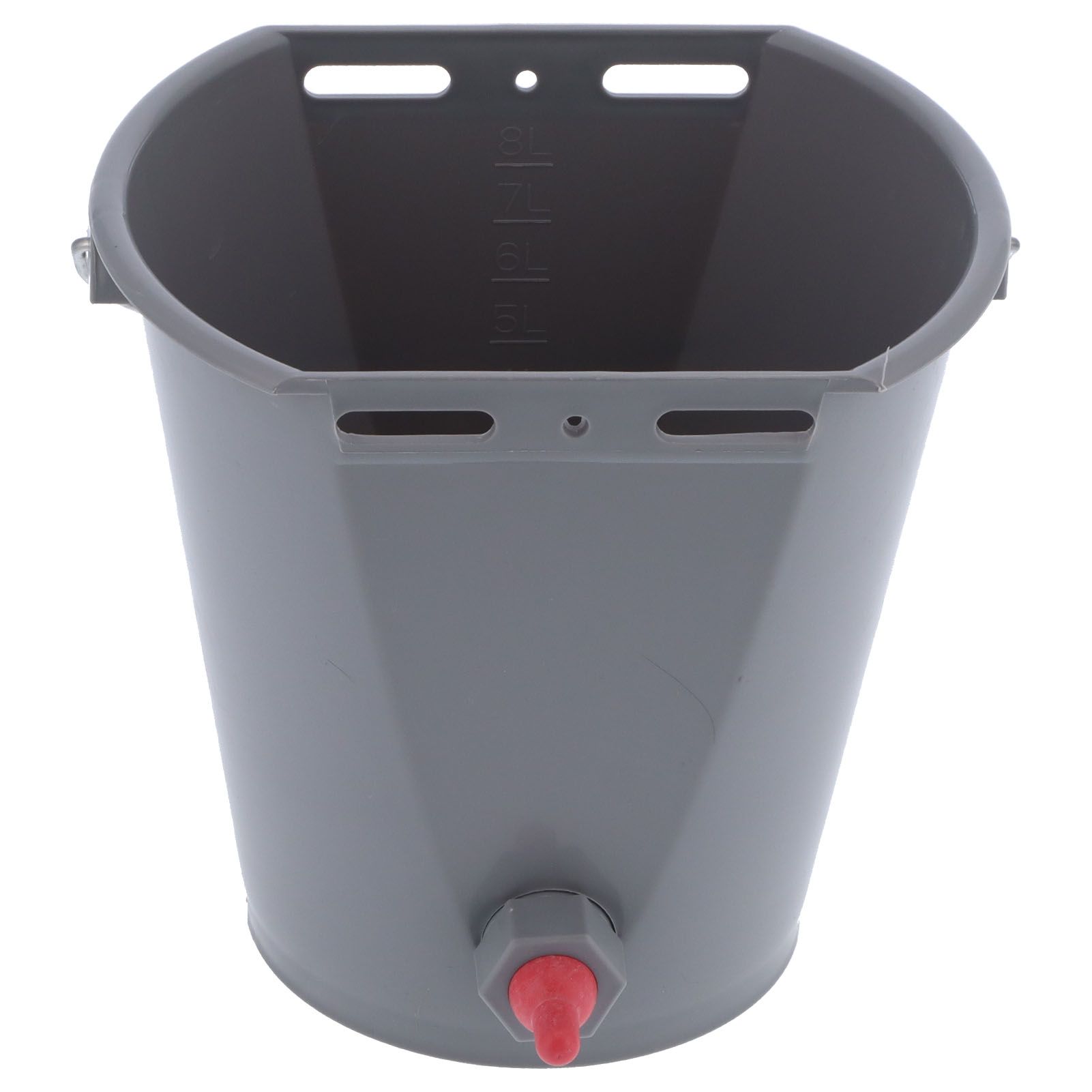 Feeder Bucket with Single Nipple Food Grade Plastic Milk Feeding Equipment for view 3