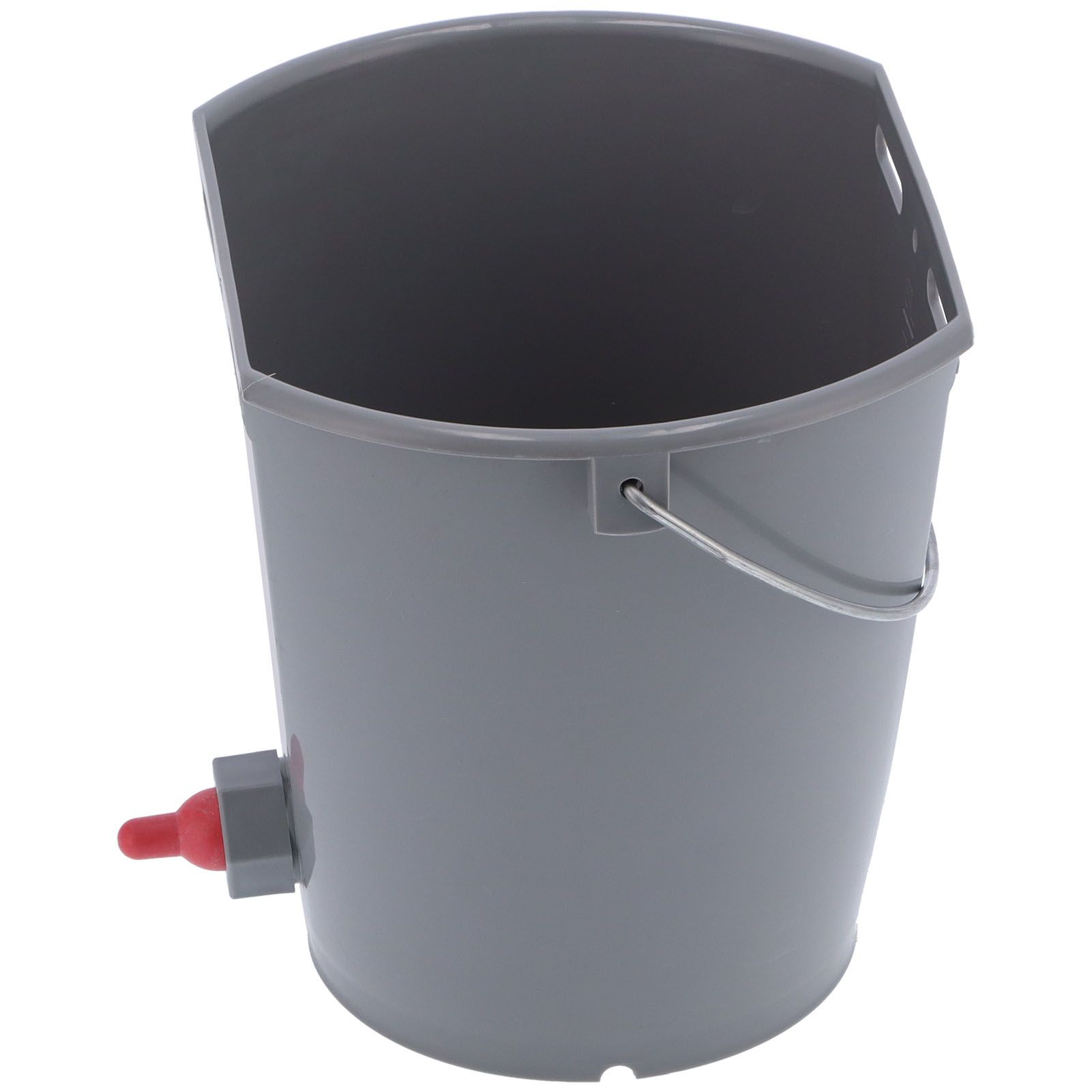 Feeder Bucket with Single Nipple Food Grade Plastic Milk Feeding Equipment for view 5