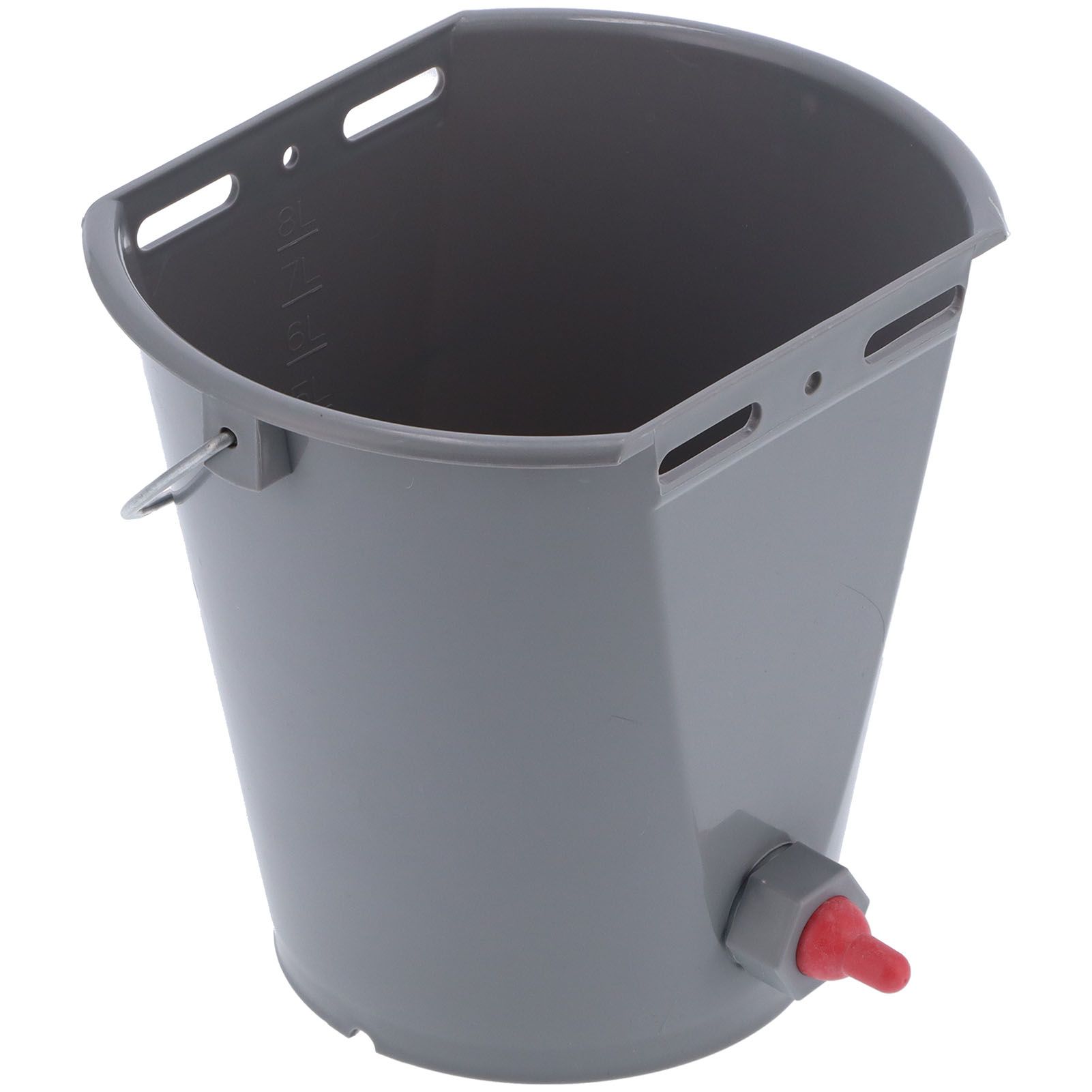 Feeder Bucket with Single Nipple Food Grade Plastic Milk Feeding Equipment for view 7
