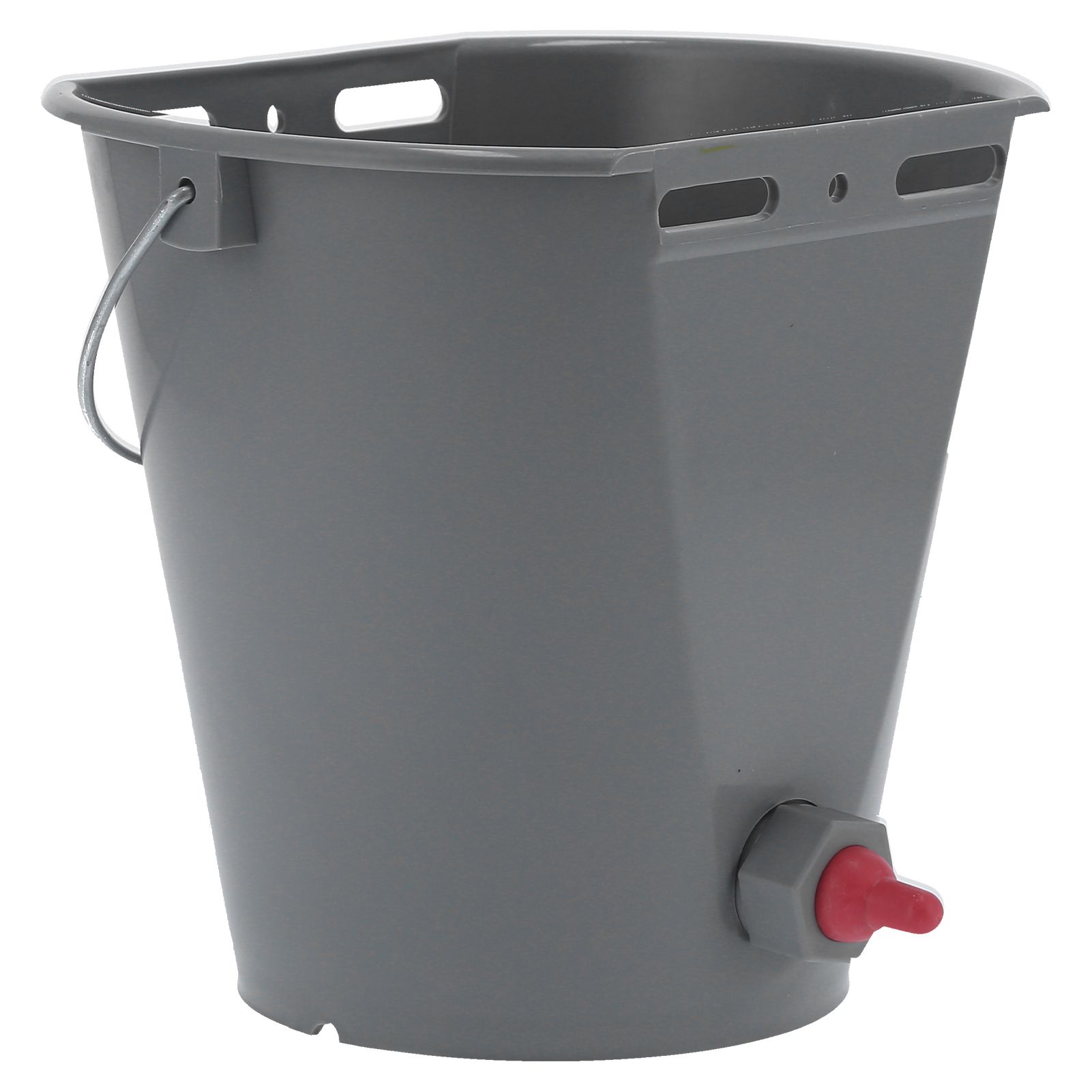 8L Feeder Bucket with 2 Nipple Milk Feeding Barrel Livestock Farm Accessory view 9