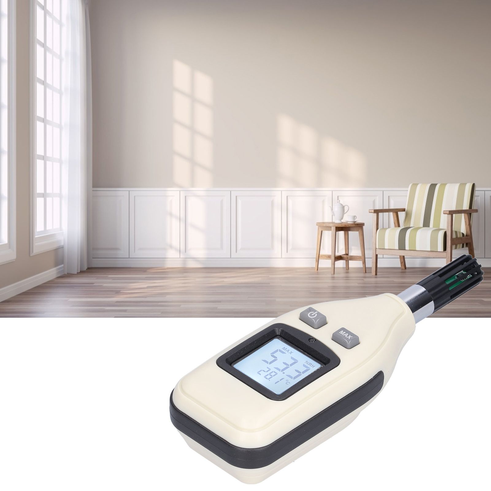 Digital Thermometer Hygrometer High Accuracy Temperature Humidity Meter with view 11