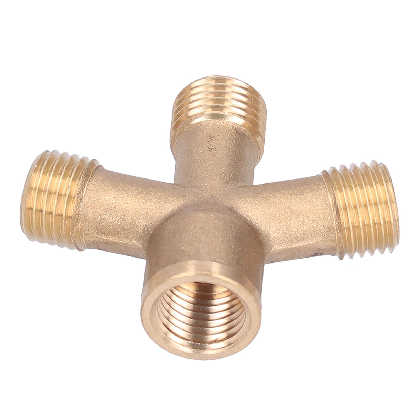 Cross Hose Splitter Garden Hose M14 Thread 4‑Way Connector Pipe Fittings for view 7