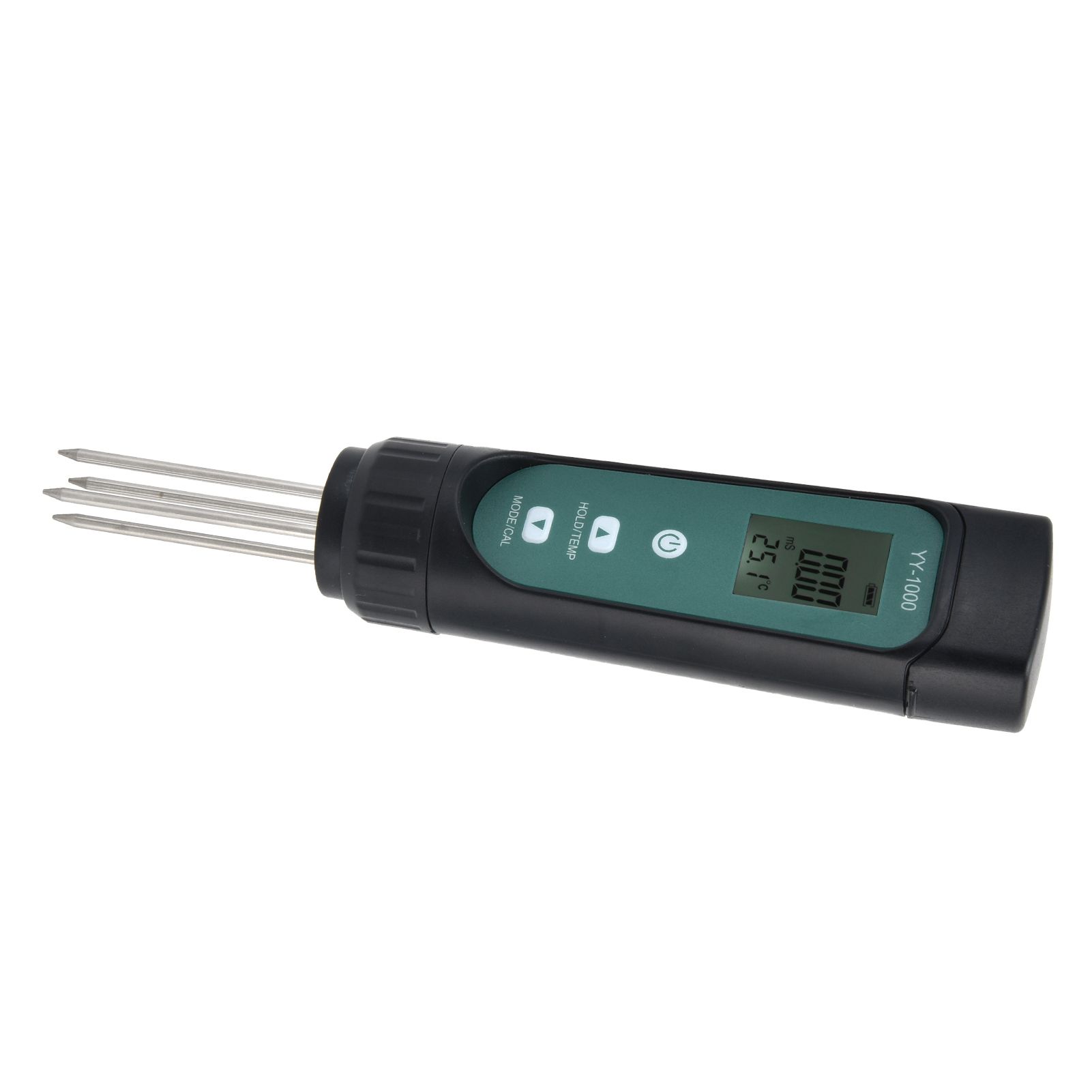 4Pin Integrated Sensor EC+Temperature Humidity Soil Detector Tester Meter for