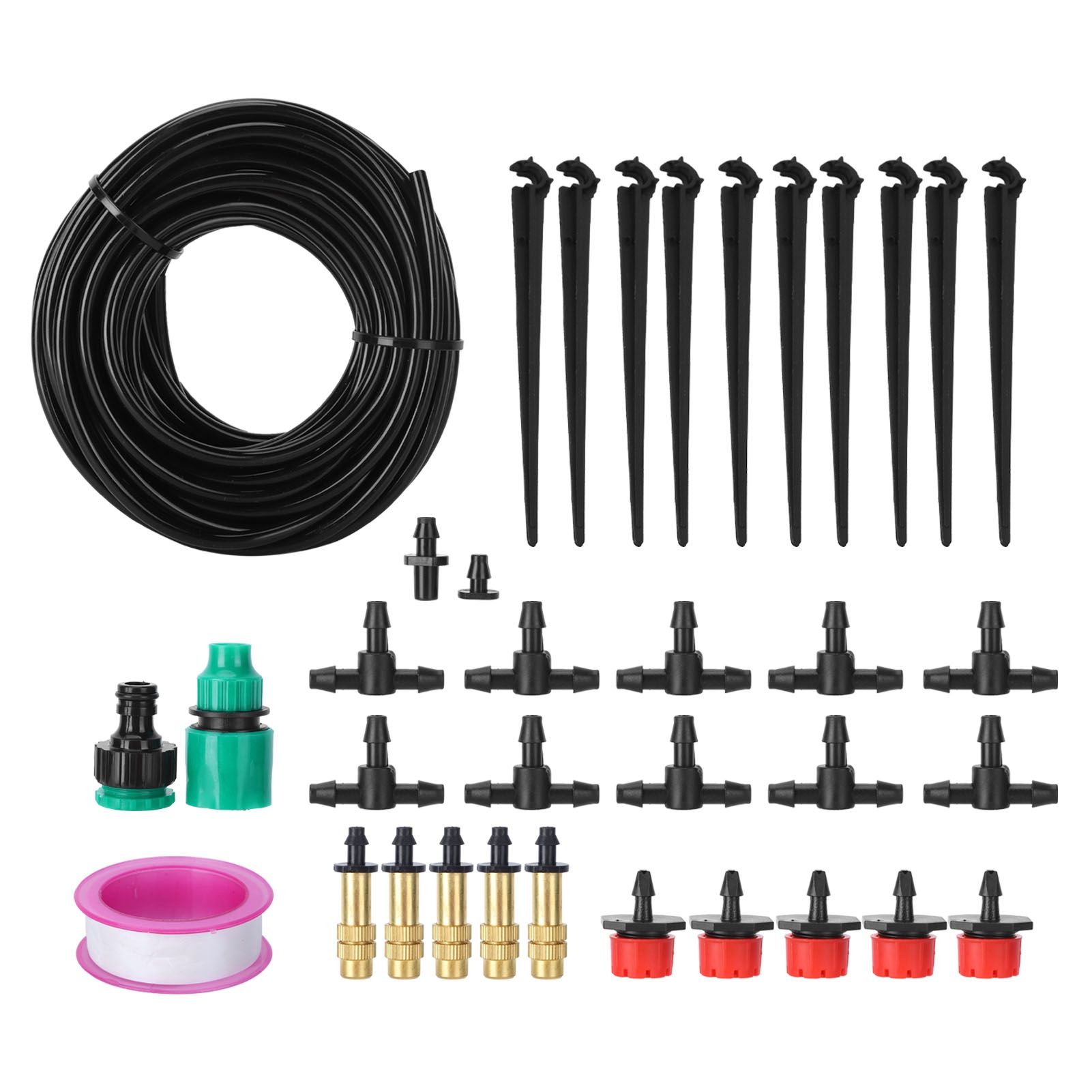 10m Micro Automatic Drip Irrigation Kit Watering Sprayer Nozzle System for view 2