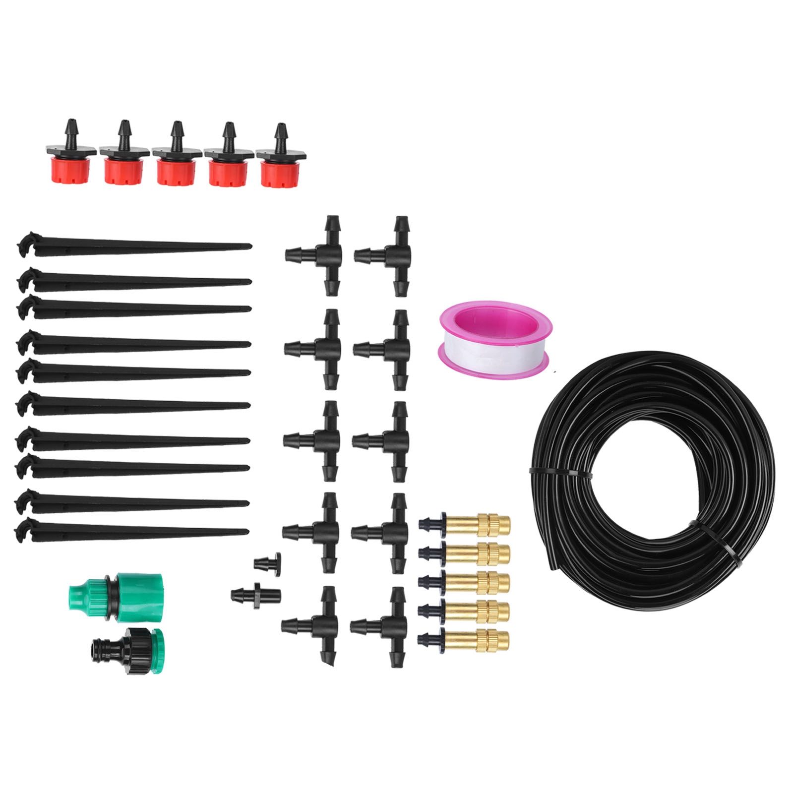10m Micro Automatic Drip Irrigation Kit Watering Sprayer Nozzle System for view 3