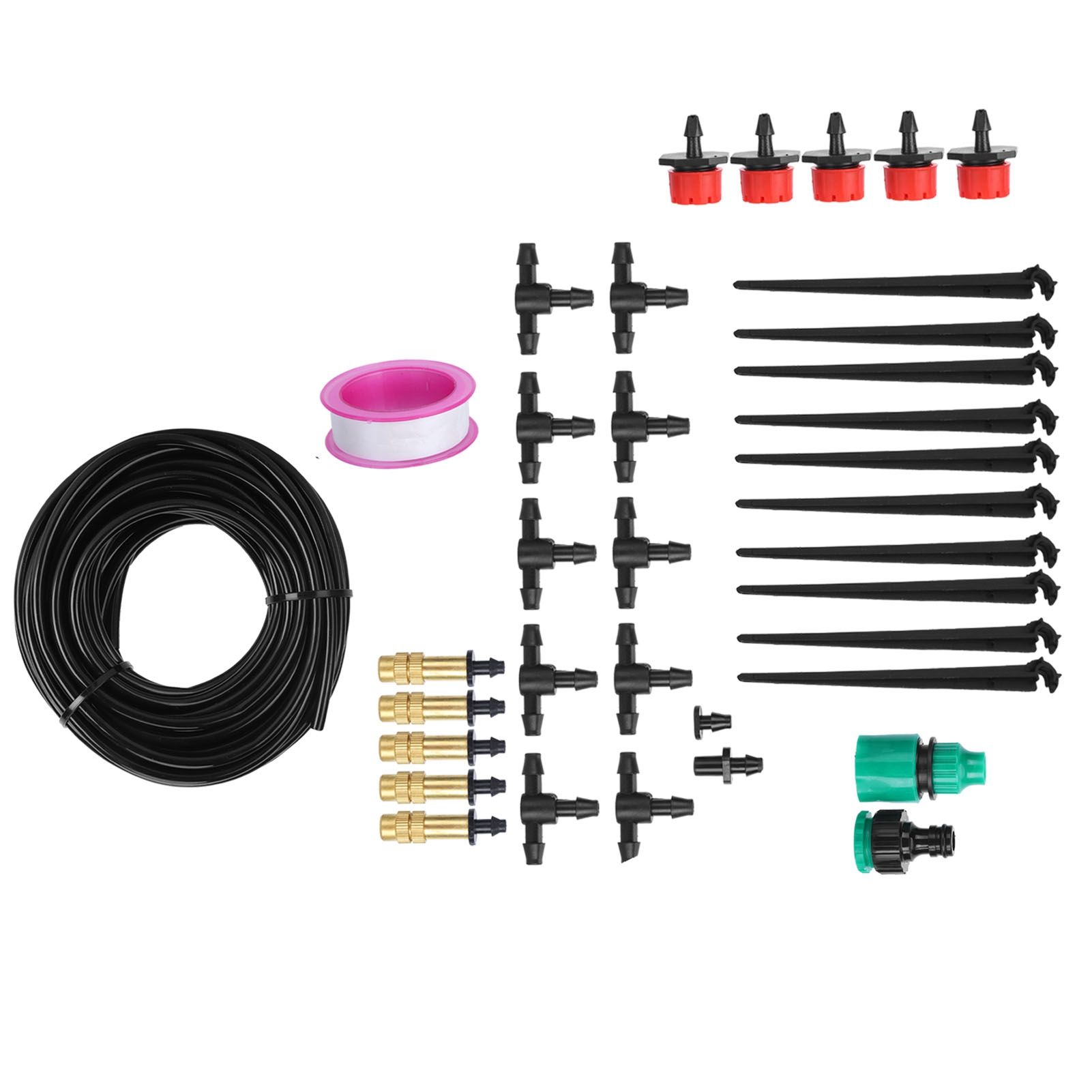 10m Micro Automatic Drip Irrigation Kit Watering Sprayer Nozzle System for view 4