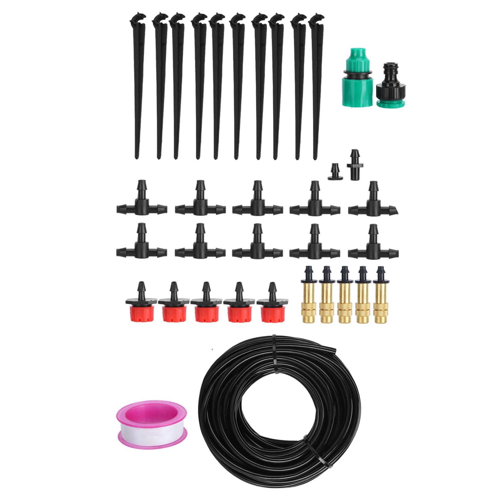 10m Micro Automatic Drip Irrigation Kit Watering Sprayer Nozzle System for view 5