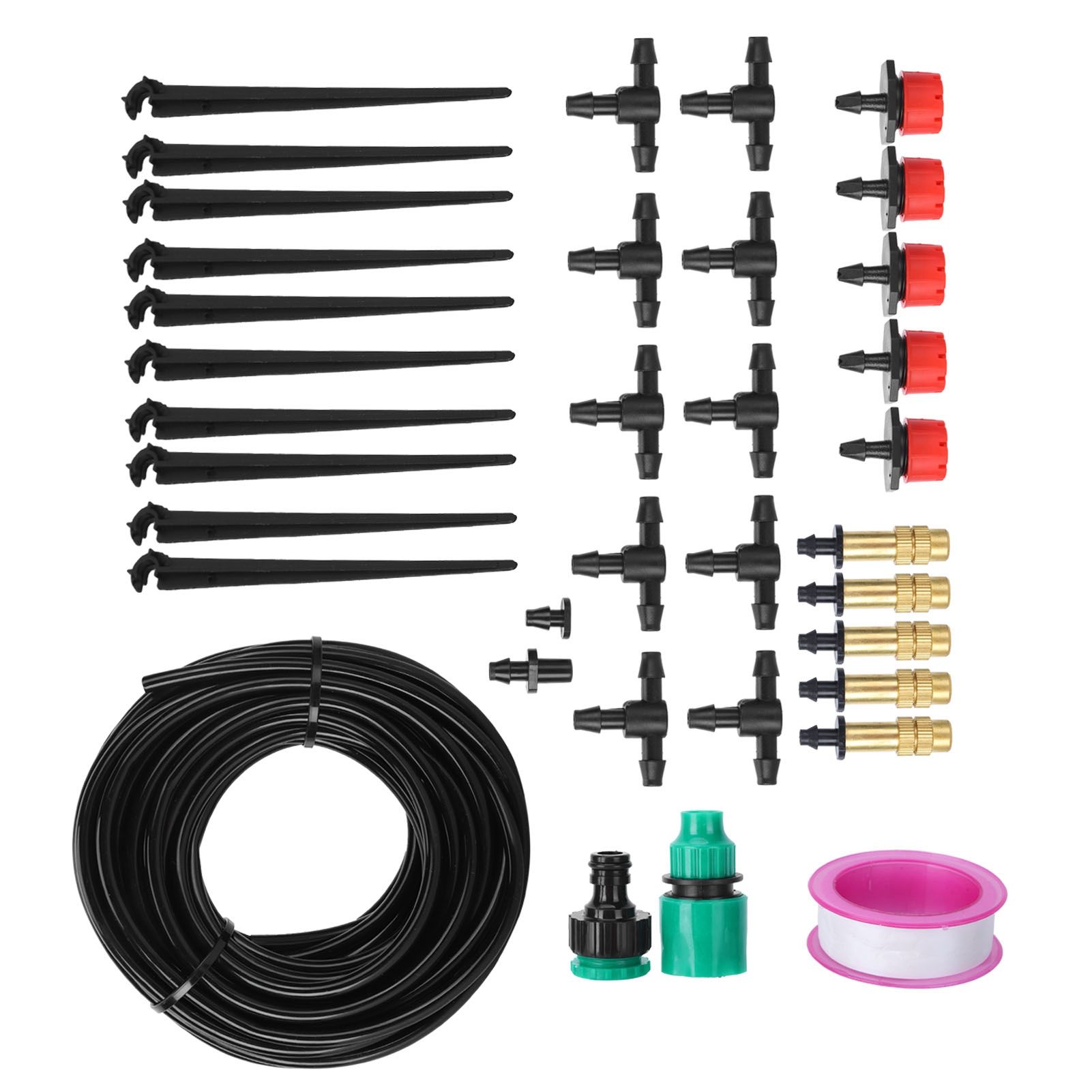 10m Micro Automatic Drip Irrigation Kit Watering Sprayer Nozzle System for view 6