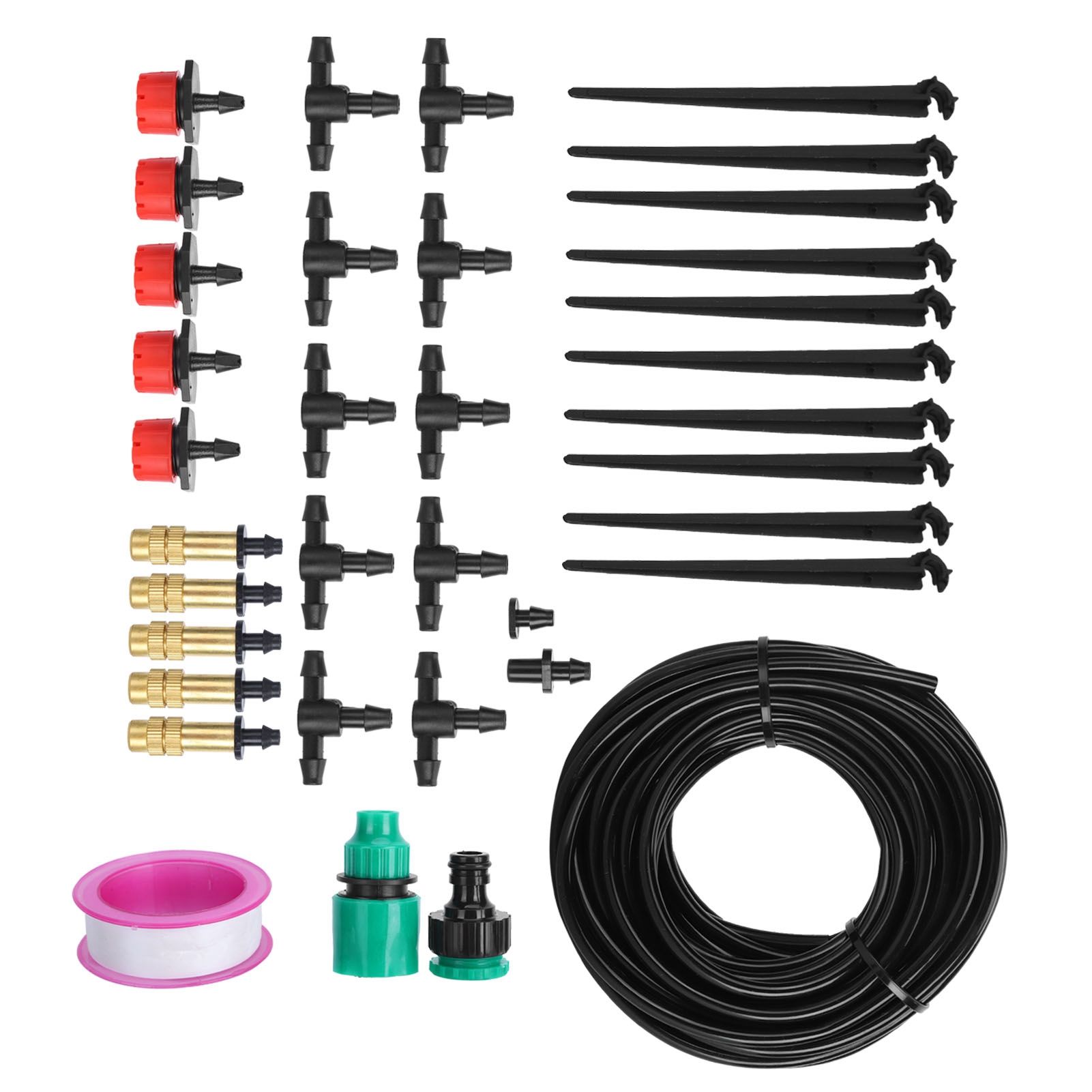 10m Micro Automatic Drip Irrigation Kit Watering Sprayer Nozzle System for view 7