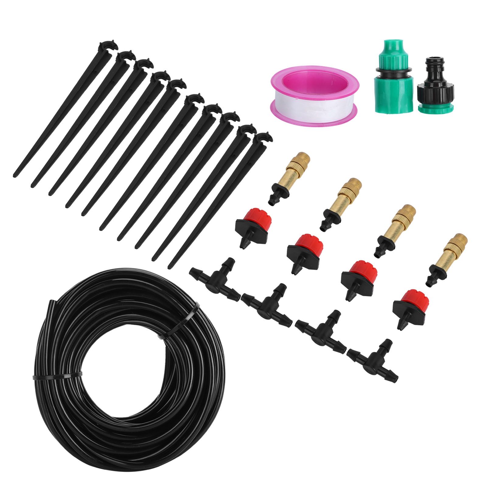 10m Micro Automatic Drip Irrigation Kit Watering Sprayer Nozzle System for view 8