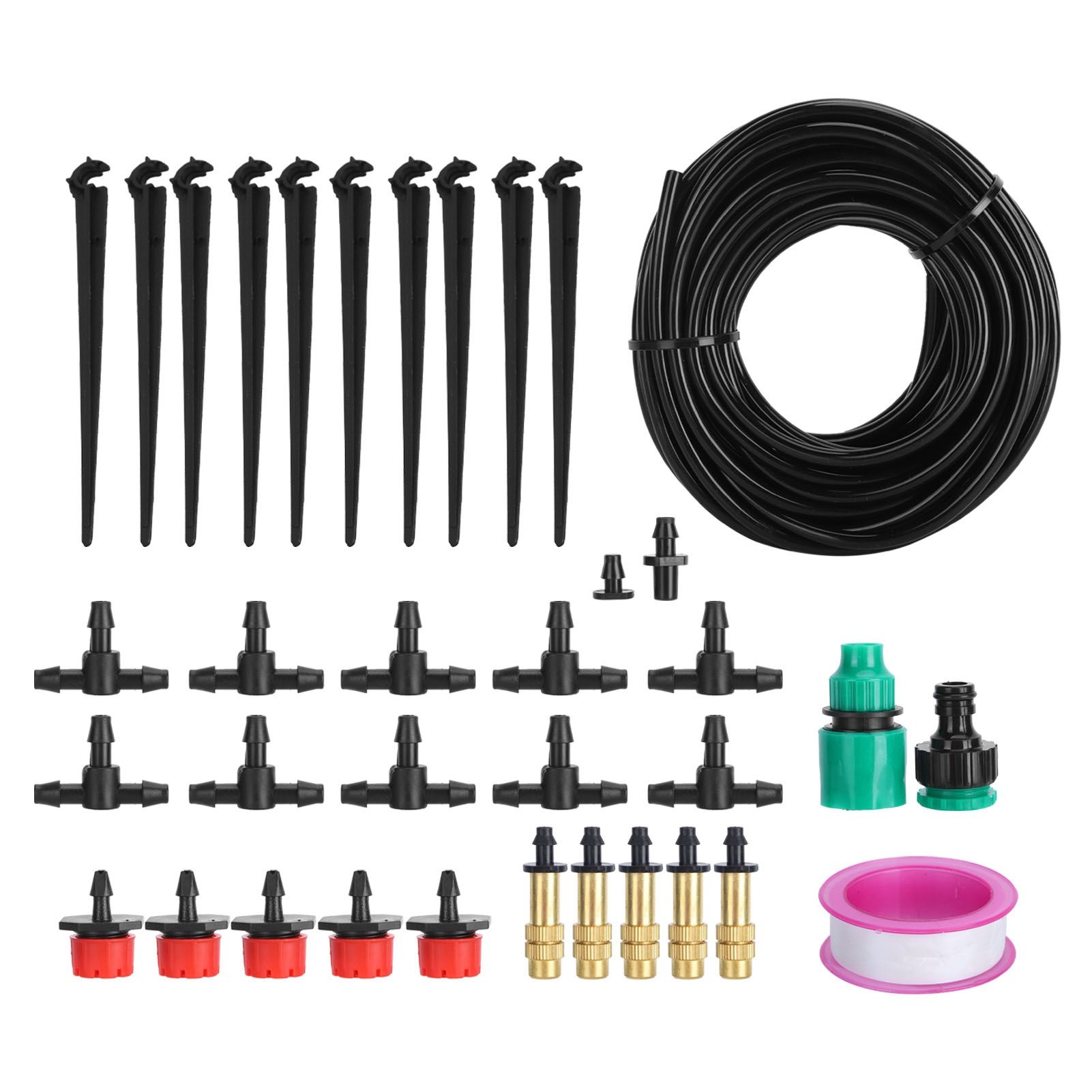 10m Micro Automatic Drip Irrigation Kit Watering Sprayer Nozzle System for view 9
