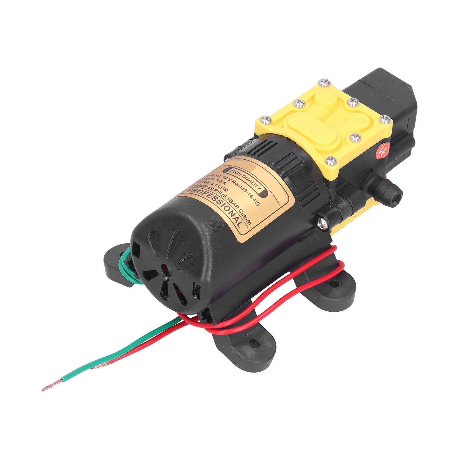 12V Electric Water Pump High Pressure SelfPriming Diaphragm Water Pump for