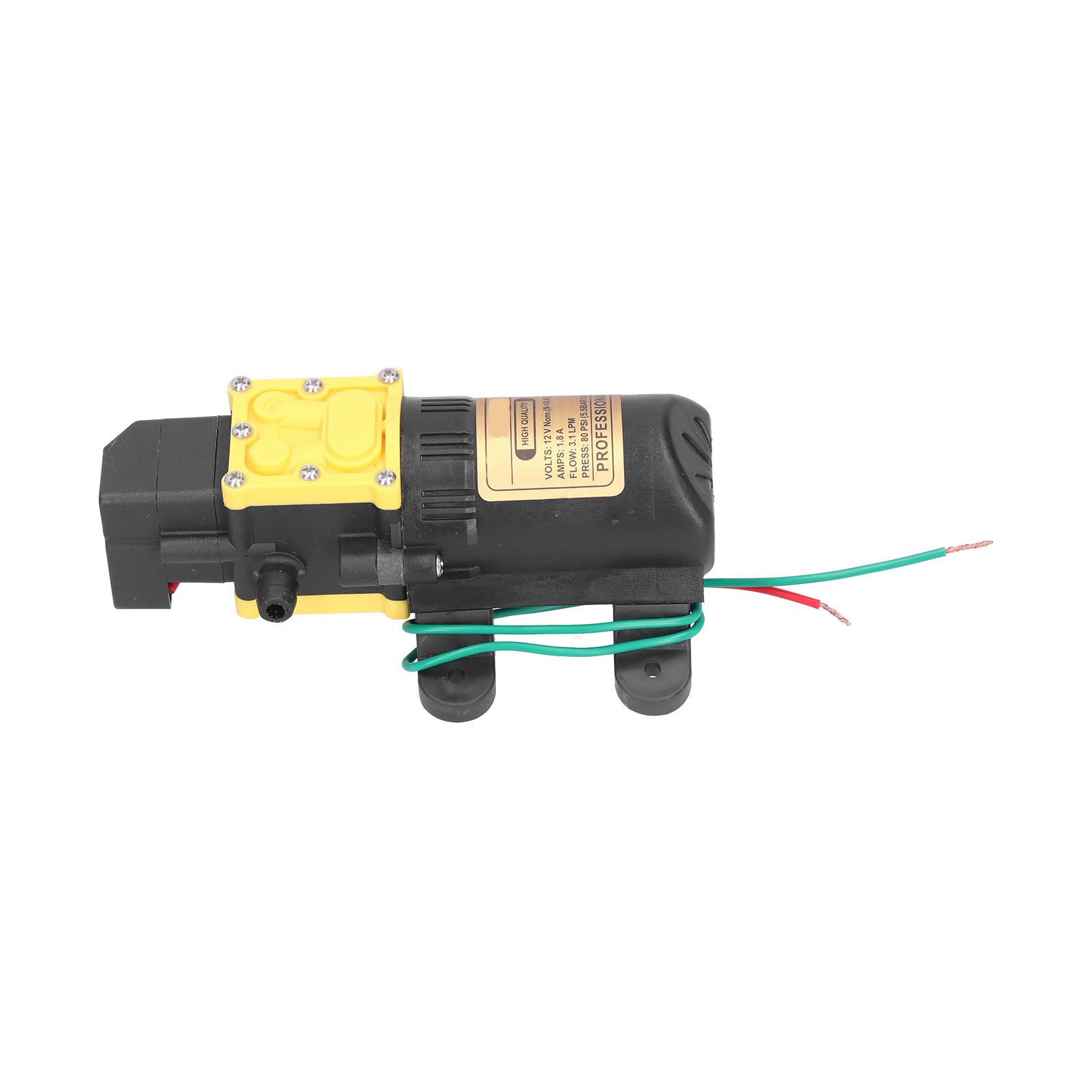 12V Electric Water Pump High Pressure SelfPriming Diaphragm Water Pump for view 5