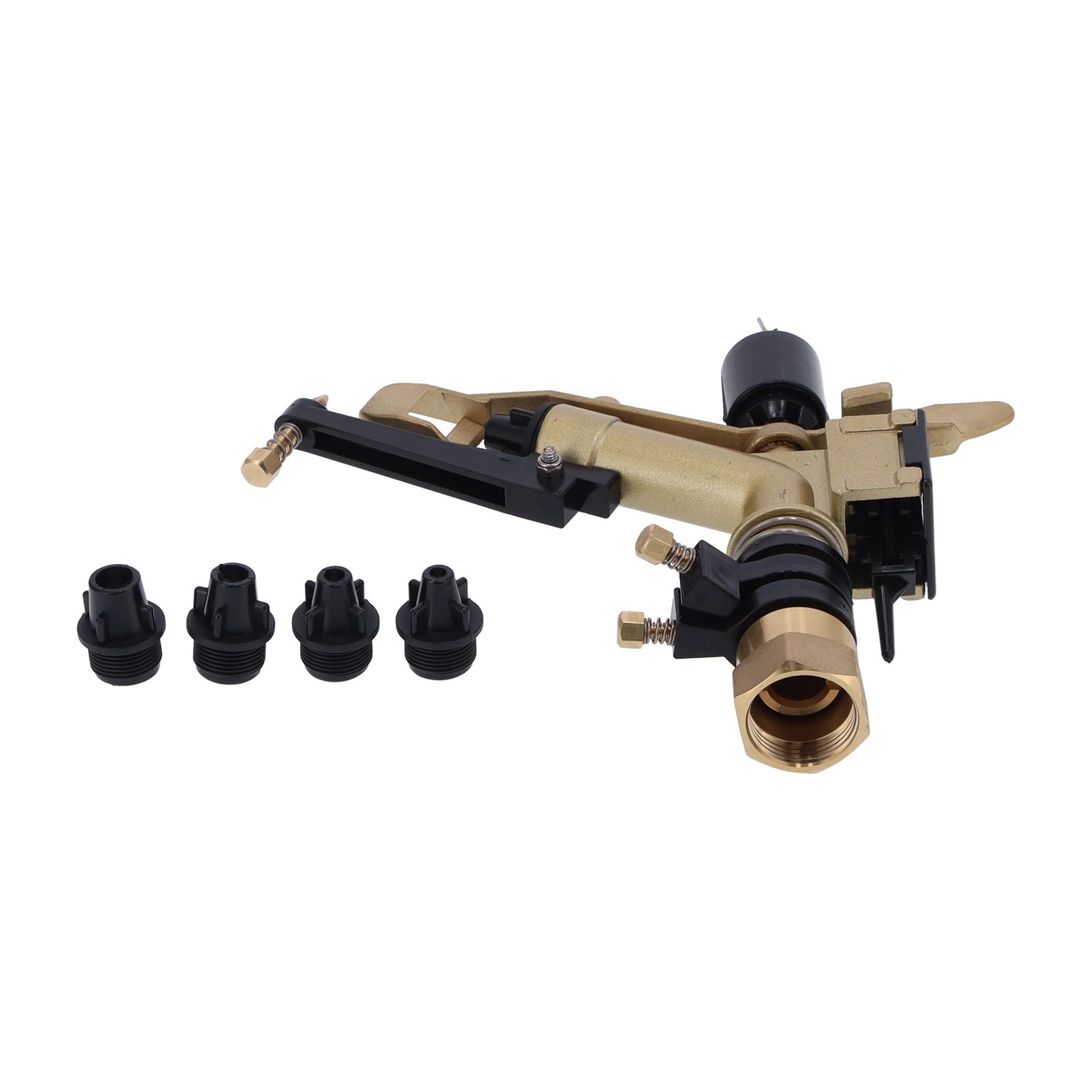 DN25 Rocker Arm Rotating Sprinkler Adjustable Angle Impact Sprinkler Garden