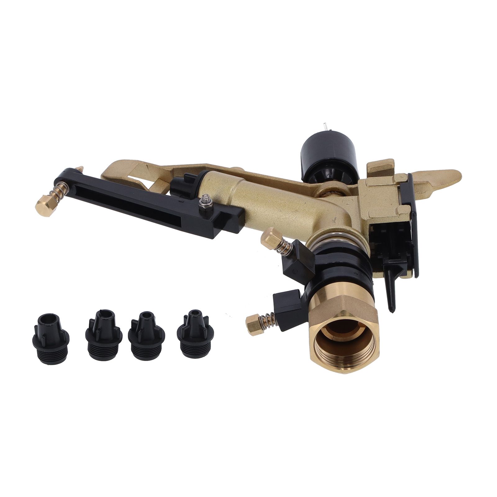 DN25 Rocker Arm Rotating Sprinkler Adjustable Angle Impact Sprinkler Garden view 7