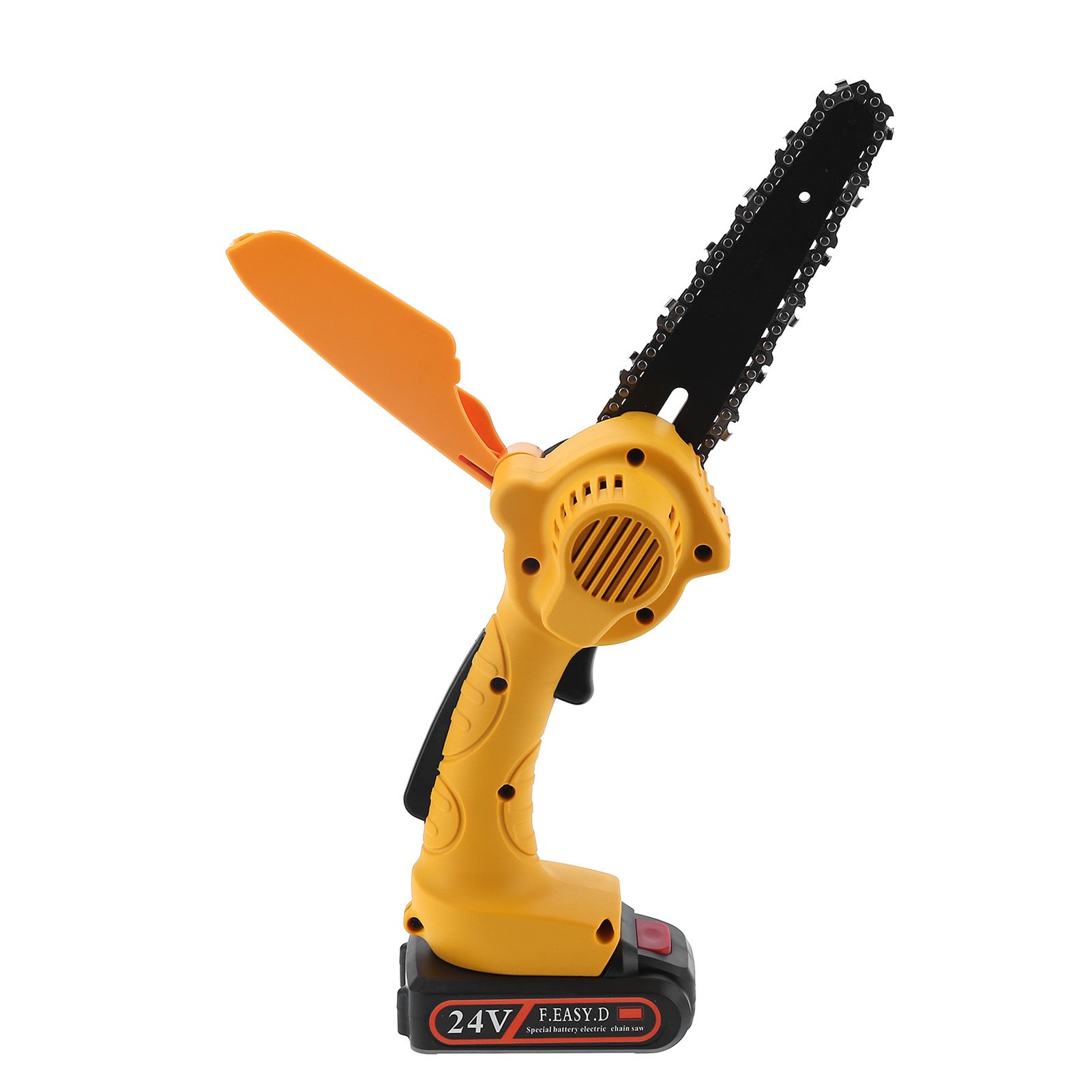 6 Inch Mini Electric Chain Saw High Power Brushed Logging Pruning Household view 10