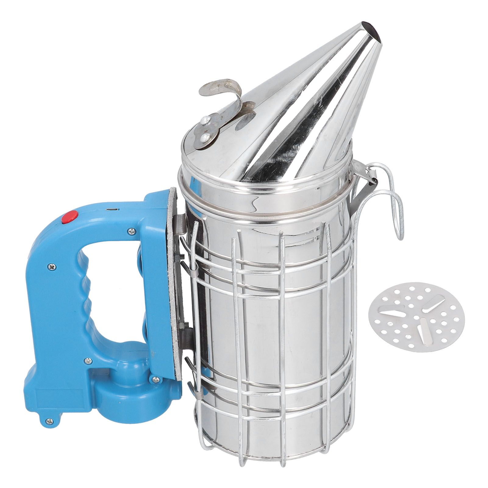 Electric Beehive Smoker with Blue Handle Beekeeping Equipment Apiculture view 2