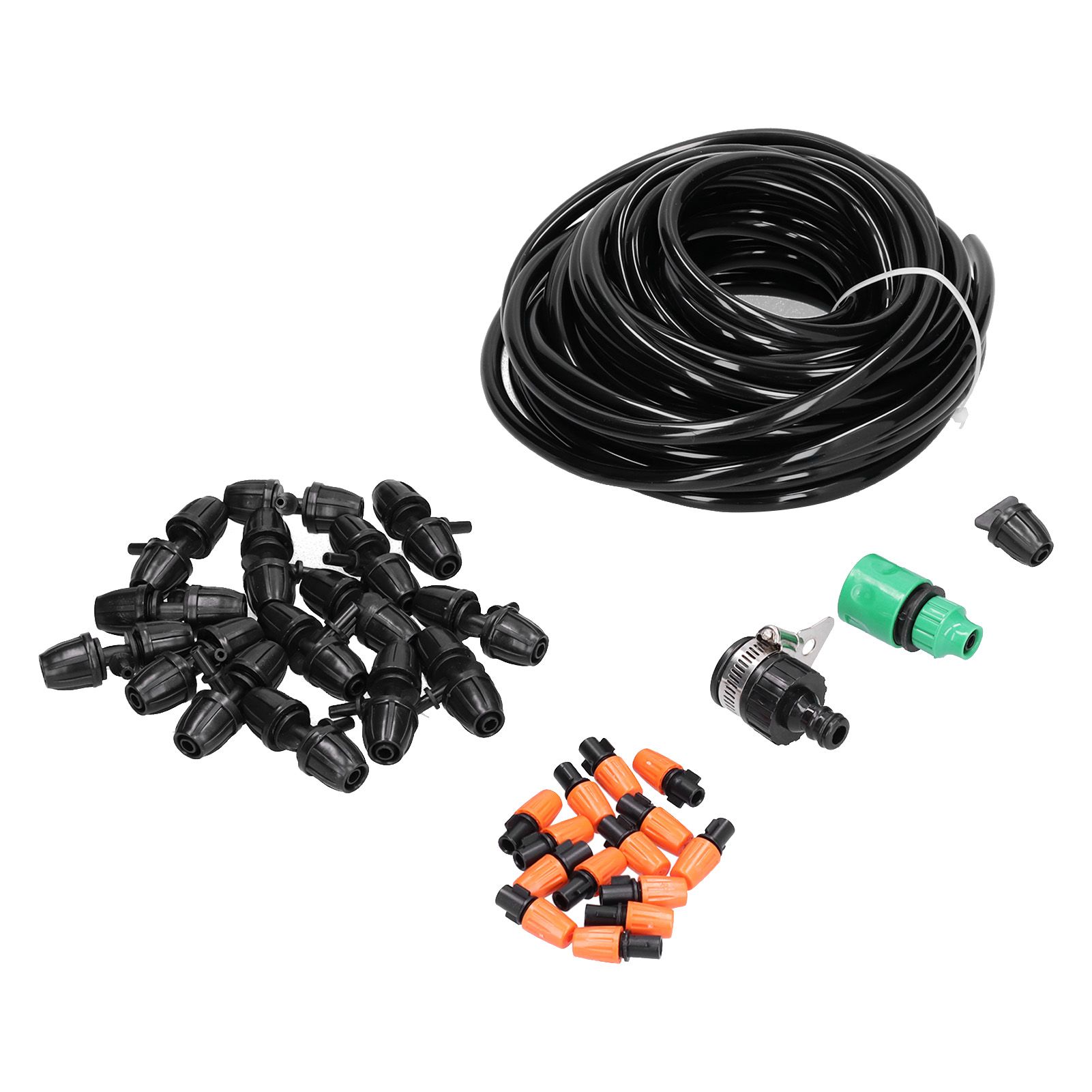 Automatic Watering System Atomizing Mist Sprinkler Nozzles 8/11 Hose Set for view 3
