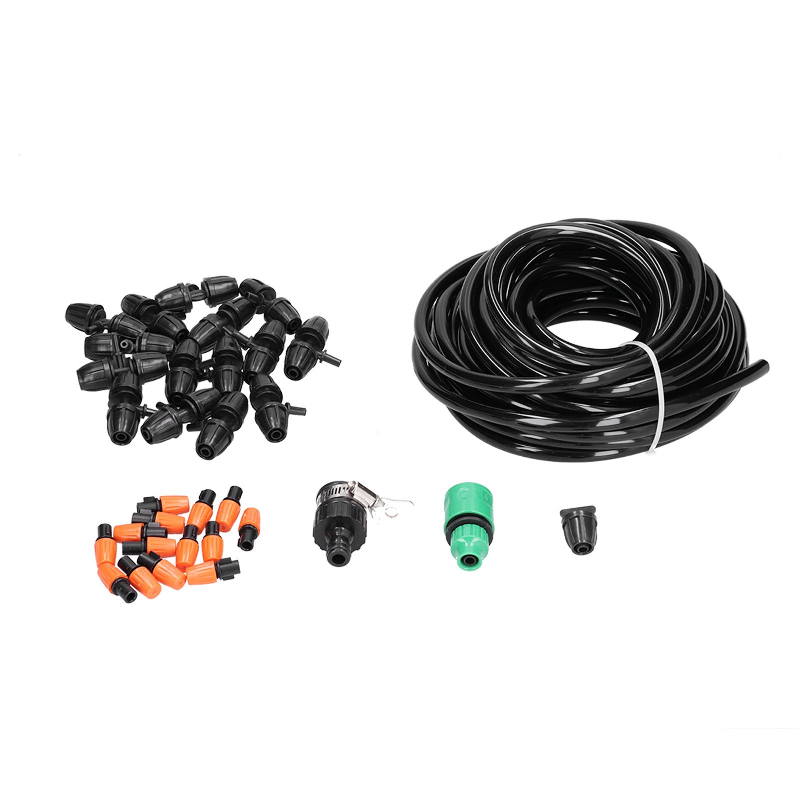 Automatic Watering System Atomizing Mist Sprinkler Nozzles 8/11 Hose Set for view 7