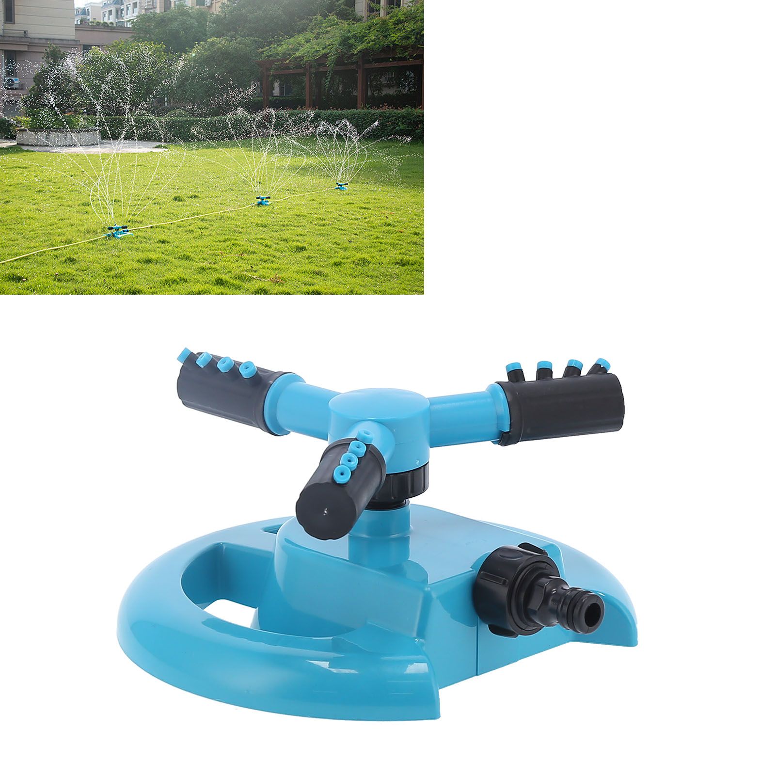 360 Degree Rotating Lawn Sprinkler Automatic Water Sprinkler for Garden Lawn view 11
