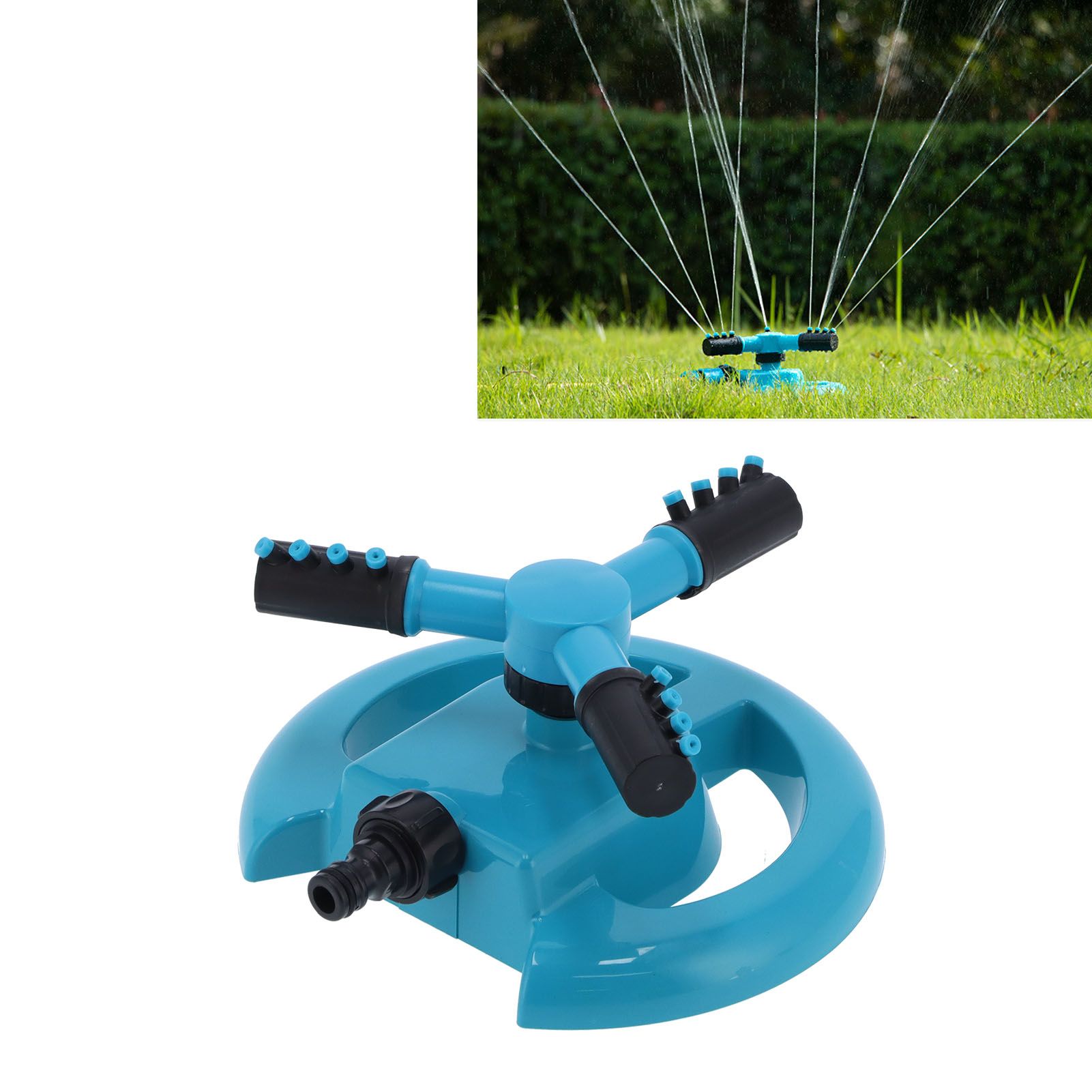 360 Degree Rotating Lawn Sprinkler Automatic Water Sprinkler for Garden Lawn view 12