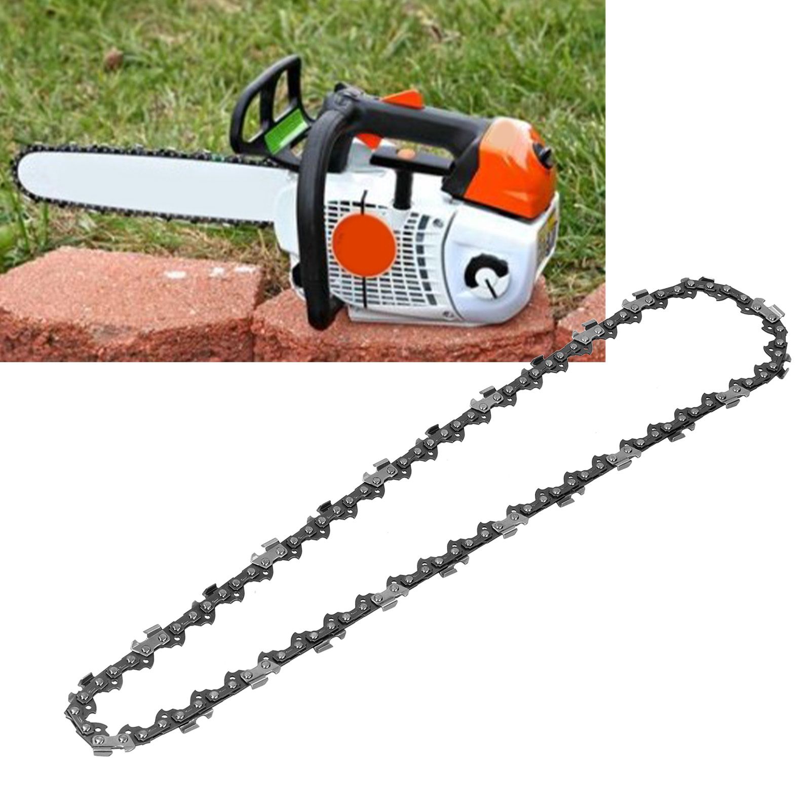 14in Steel Saw Chain 3/8 LP 50DL Chainsaw Accessory Parts for STIHL MS250 view 11