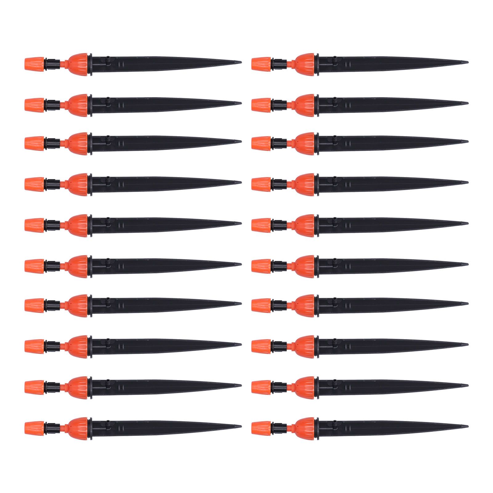 20Pcs Irrigation Drippers Adjustable Micro Sprinkler Nozzle for 4/7 Pipes