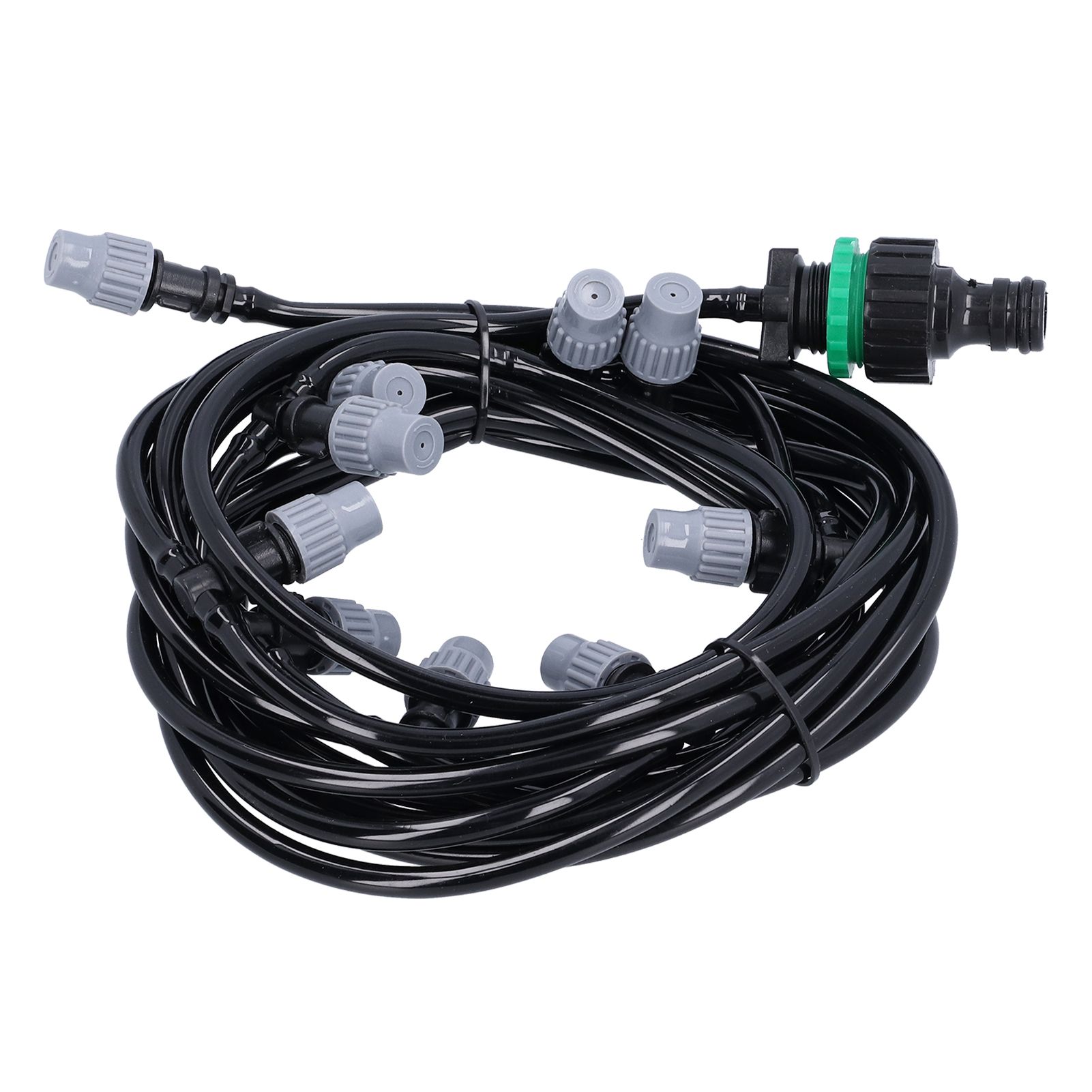 10m / 32.8ft 4/7 Irrigation Hose with 10 Misting Sprayer Nozzles Garden view 2