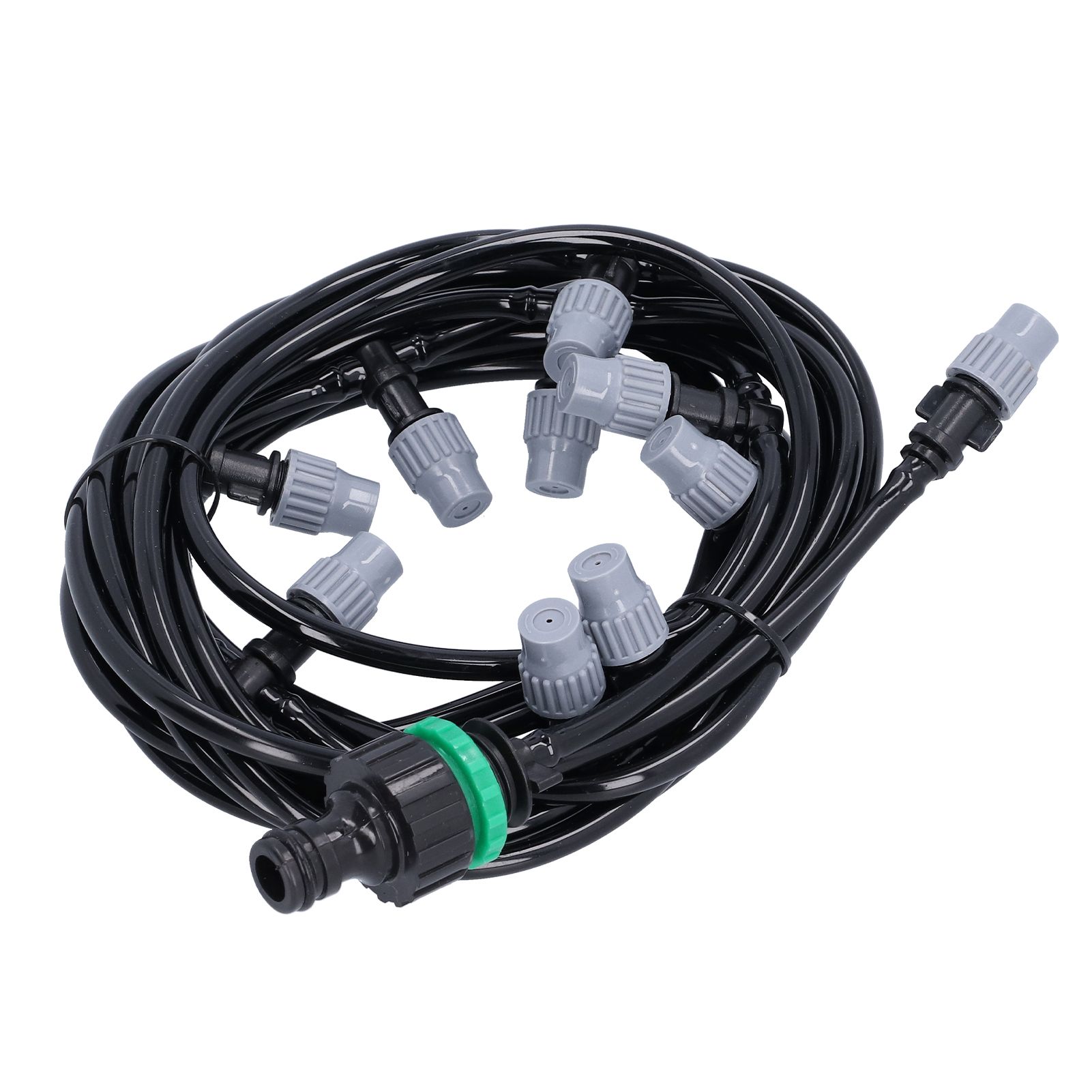 10m / 32.8ft 4/7 Irrigation Hose with 10 Misting Sprayer Nozzles Garden view 5